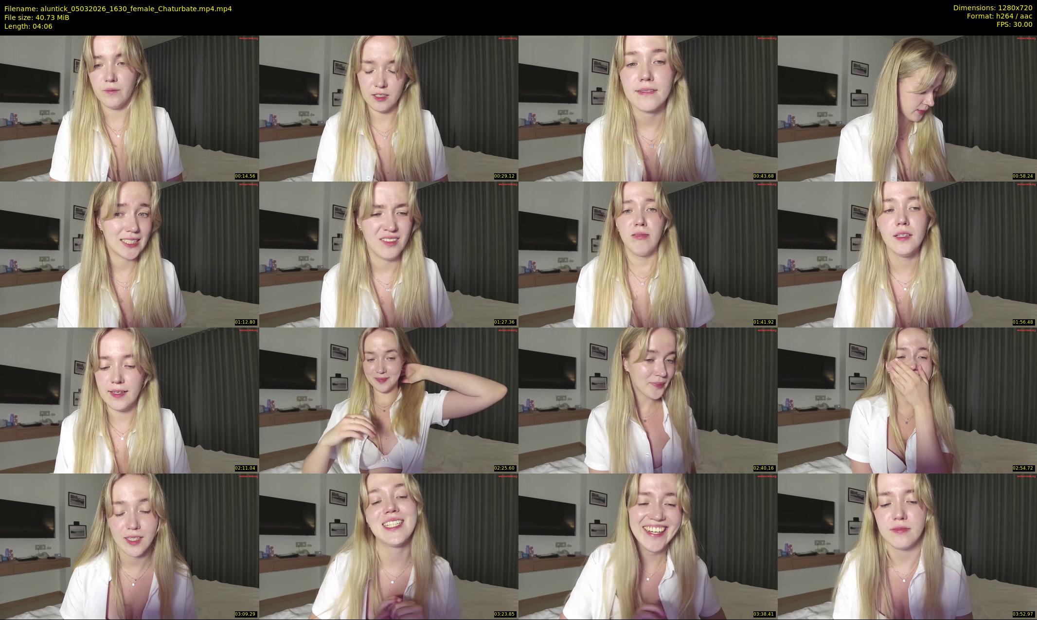 aluntick — 5 minute Chaturbate female cam show recording, 720p, Mar 5, 2026