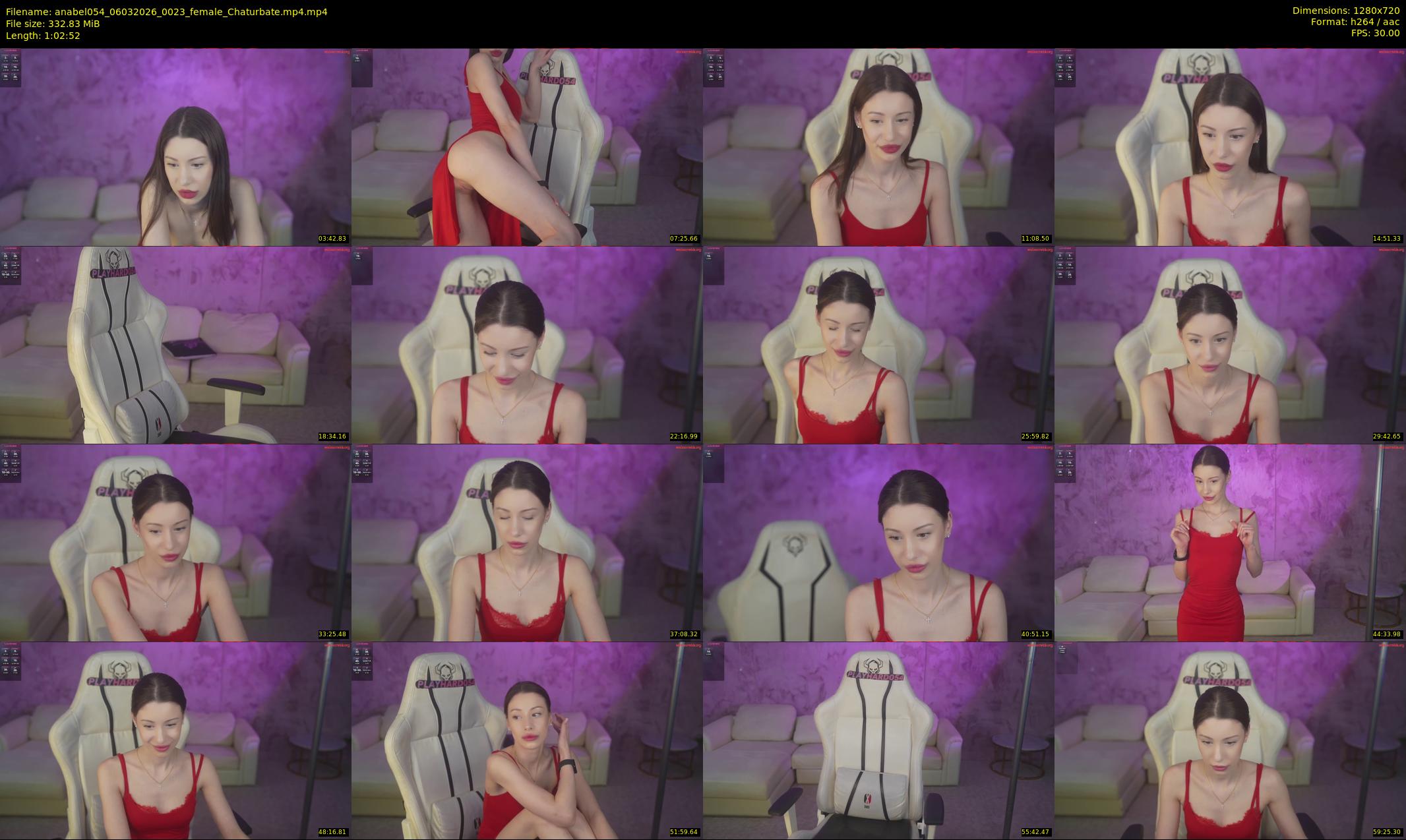 anabel054 — 63 minute Chaturbate female cam show recording, 720p, Mar 6, 2026