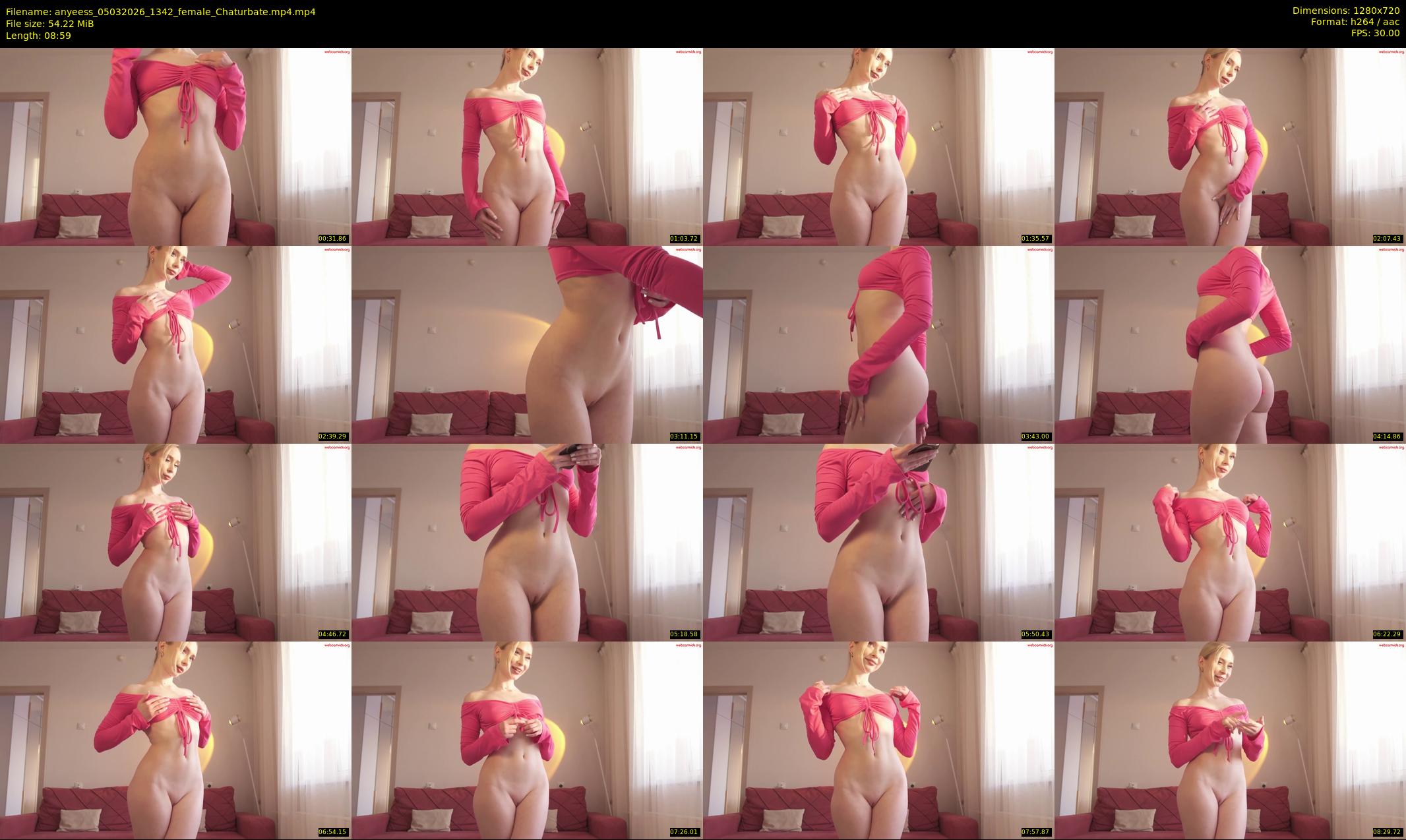 anyeess — 9 minute Chaturbate female cam show recording, 720p, Mar 5, 2026