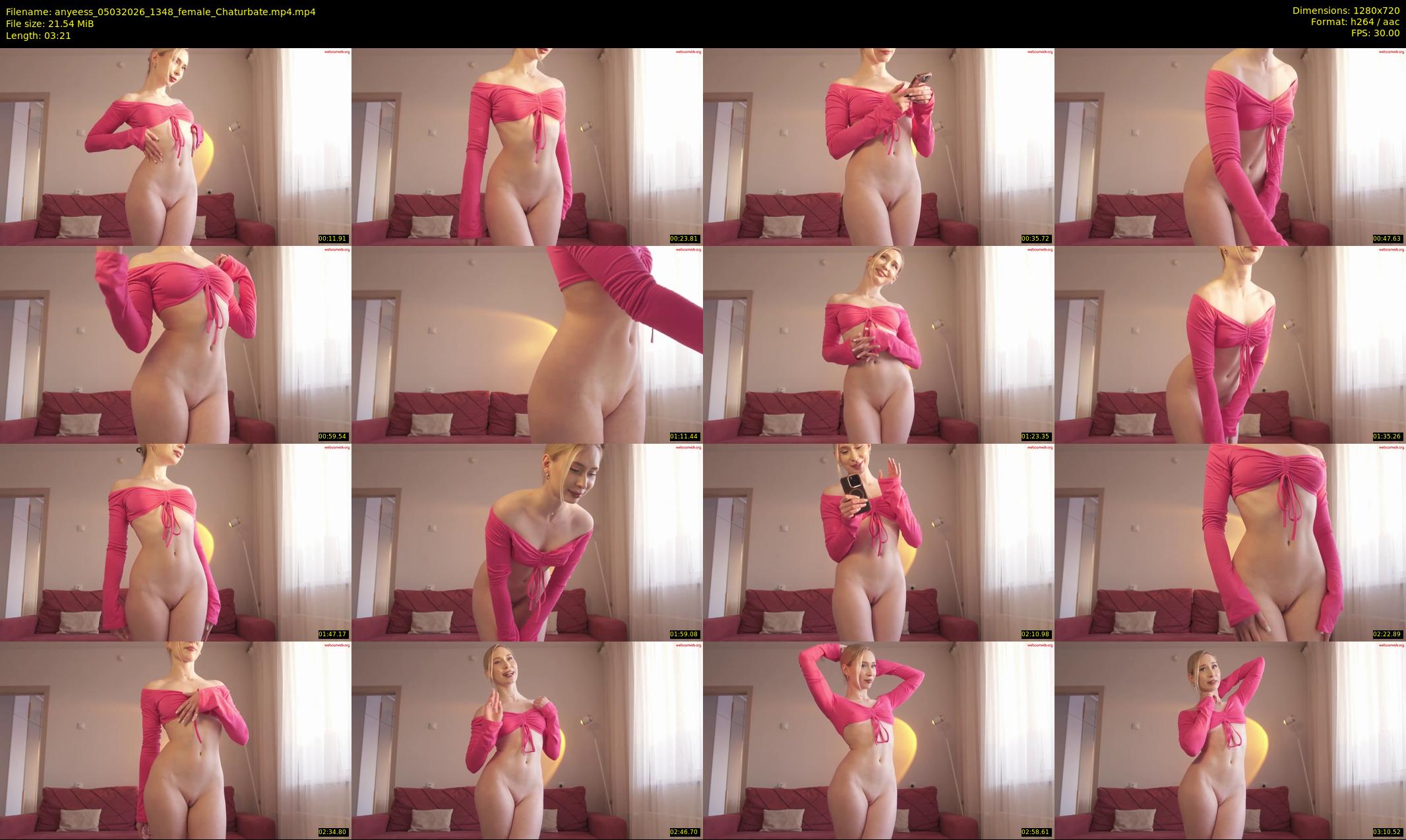 anyeess — 4 minute Chaturbate female cam show recording, 720p, Mar 5, 2026