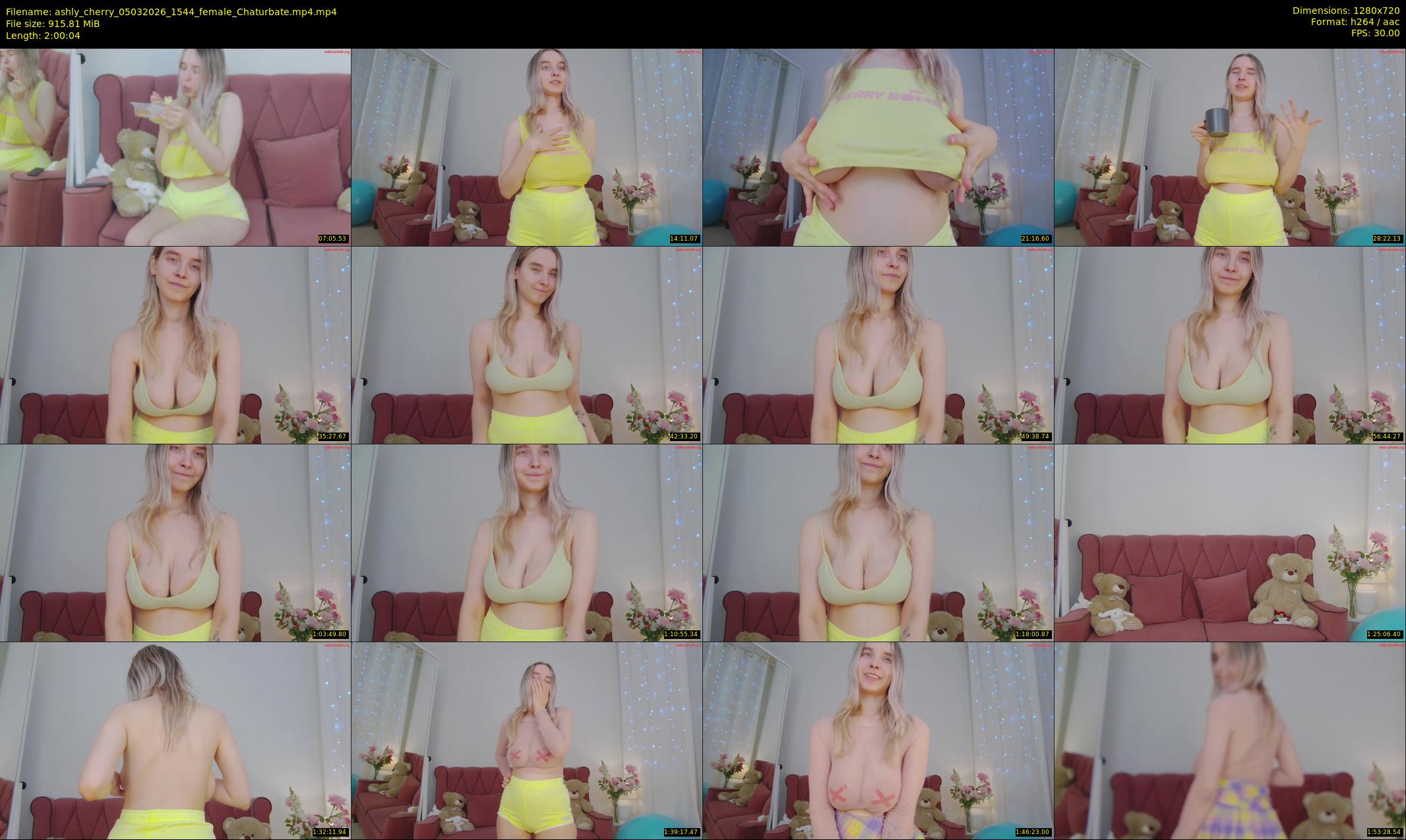 ashly_cherry — 121 minute Chaturbate female cam show recording, 720p, Mar 5, 2026