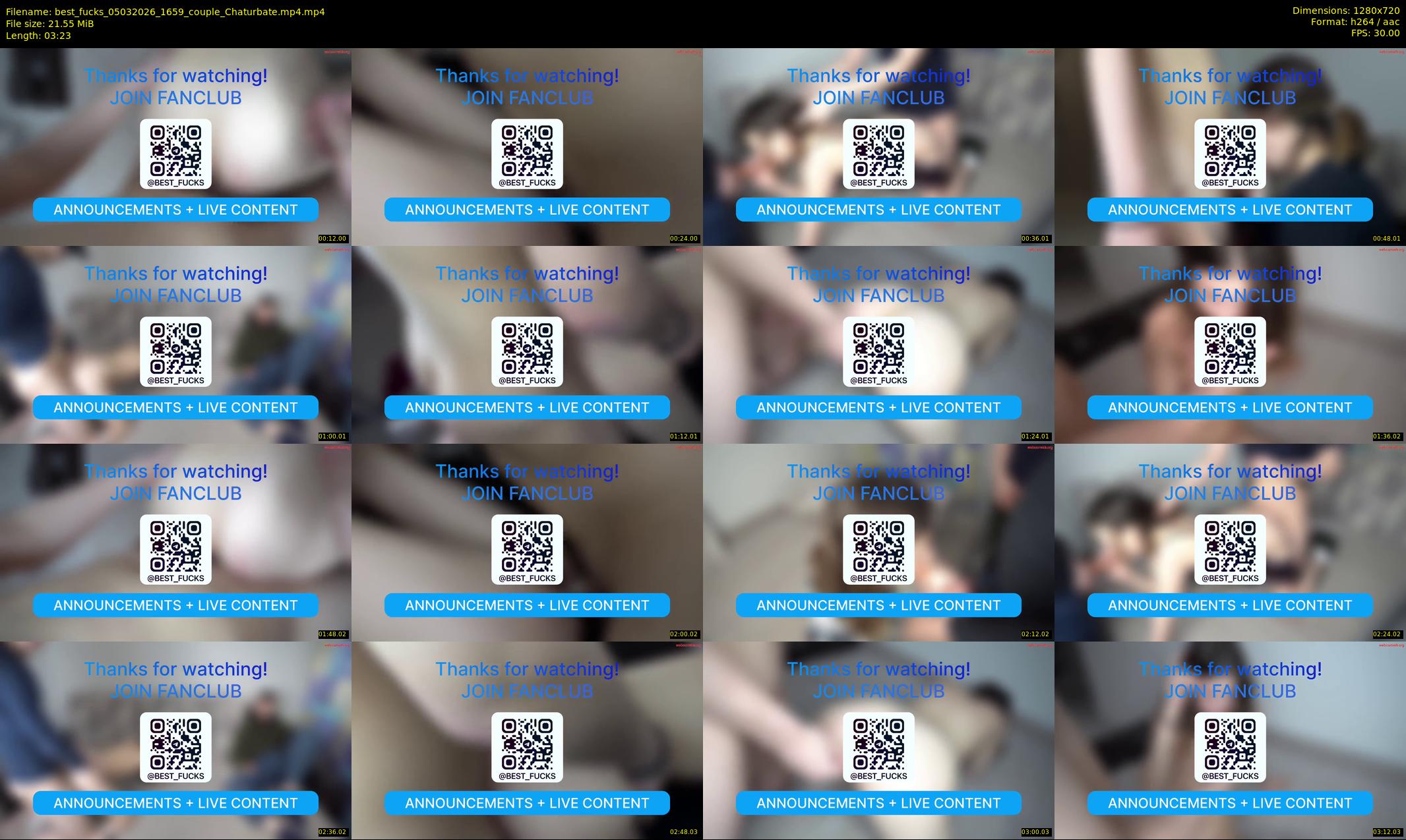 best_fucks — 4 minute Chaturbate couple cam show recording, 720p, Mar 5, 2026