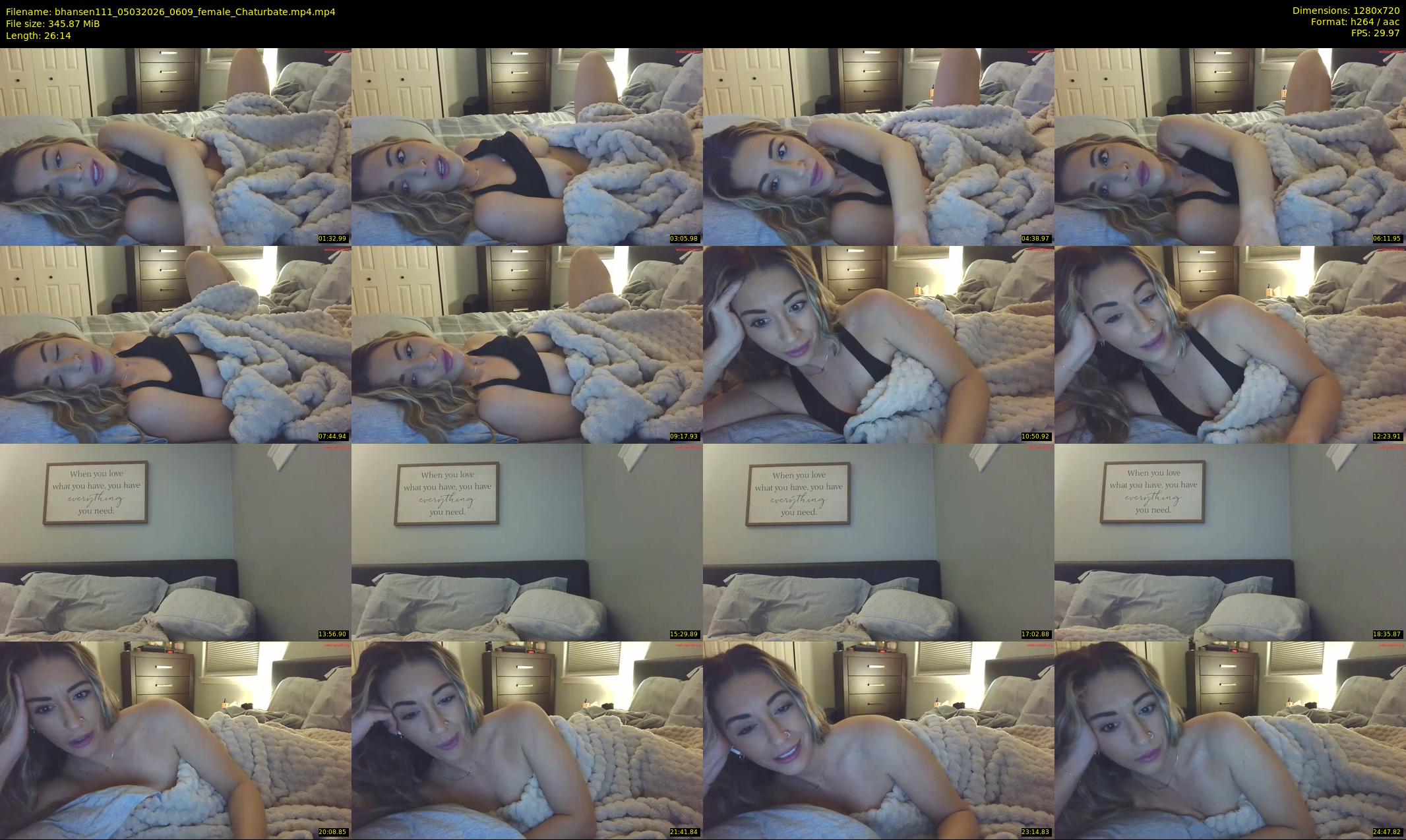 bhansen111 — 27 minute Chaturbate female cam show recording, 720p, Mar 5, 2026