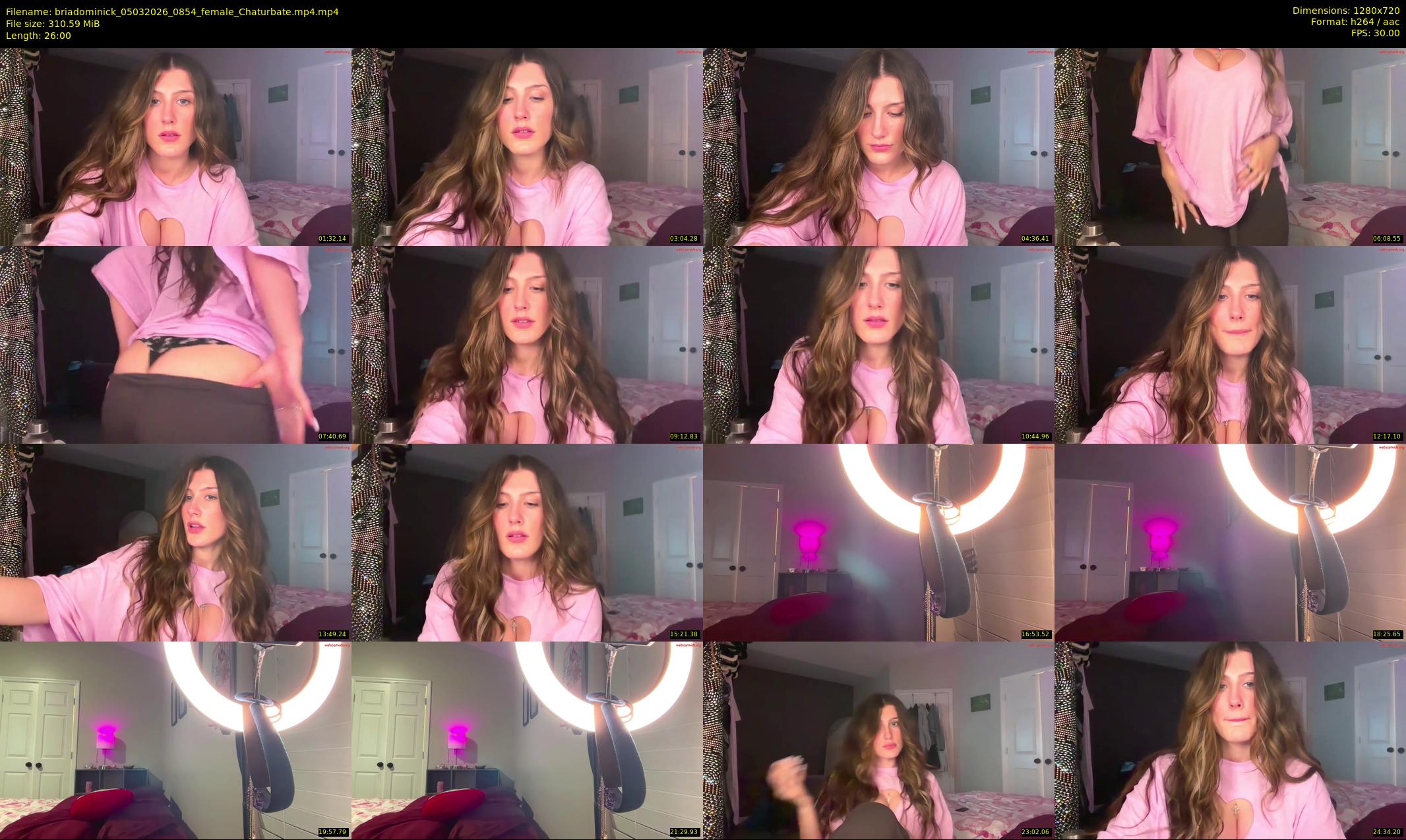 briadominick — 26 minute Chaturbate couple cam show recording, 720p, Mar 5, 2026