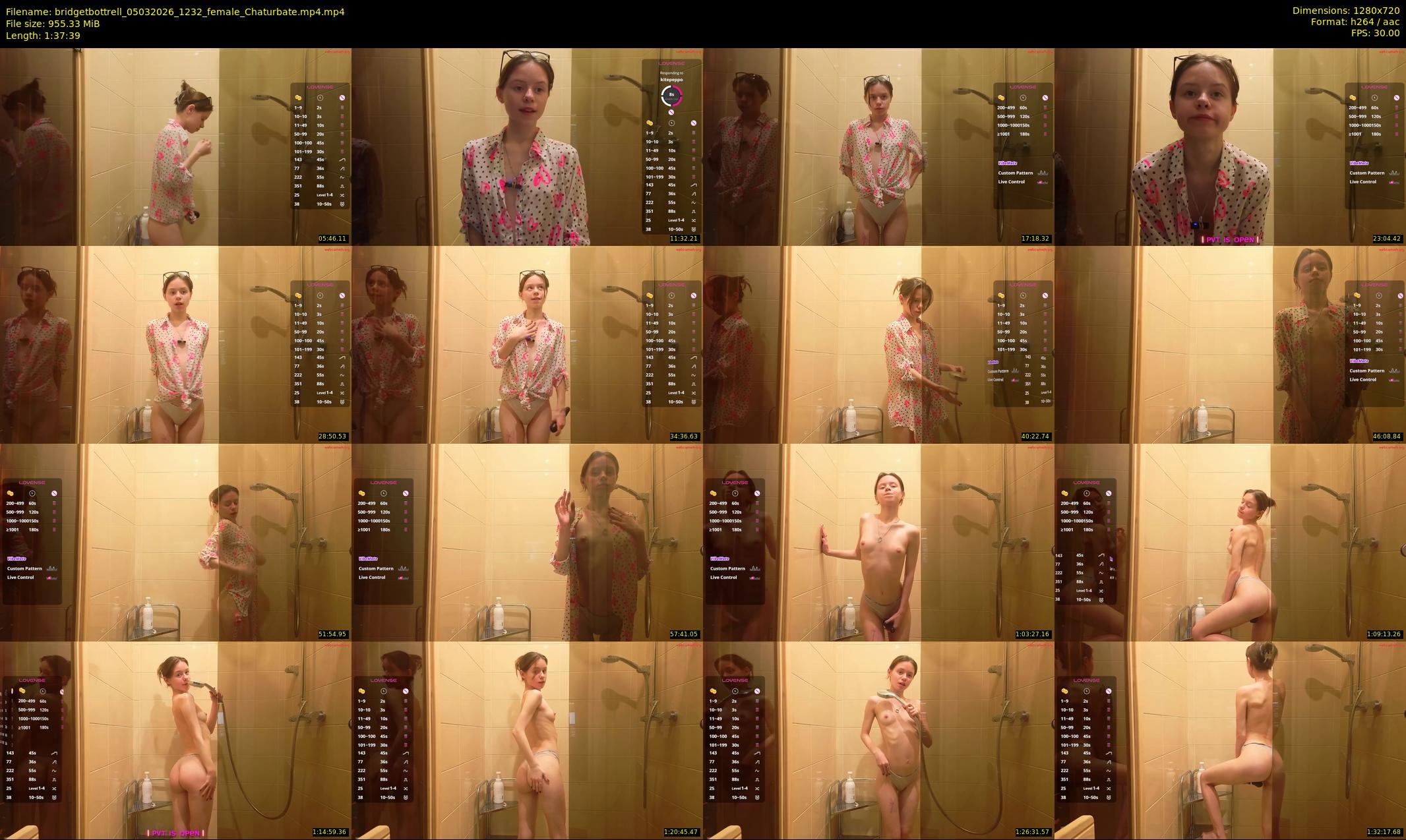 bridgetbottrell — 98 minute Chaturbate female cam show recording, 720p, Mar 5, 2026
