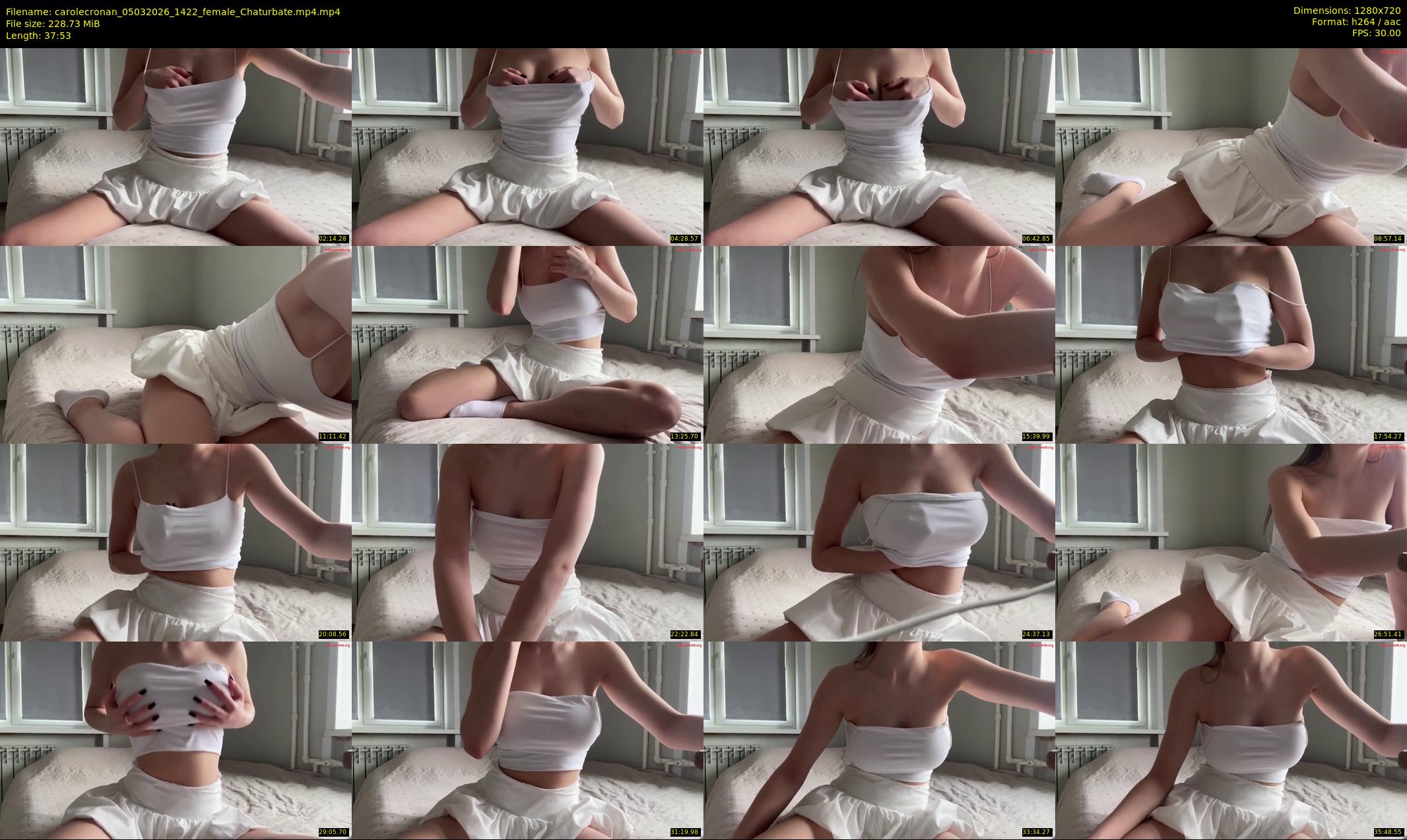 carolecronan — 38 minute Chaturbate female cam show recording, 720p, Mar 5, 2026
