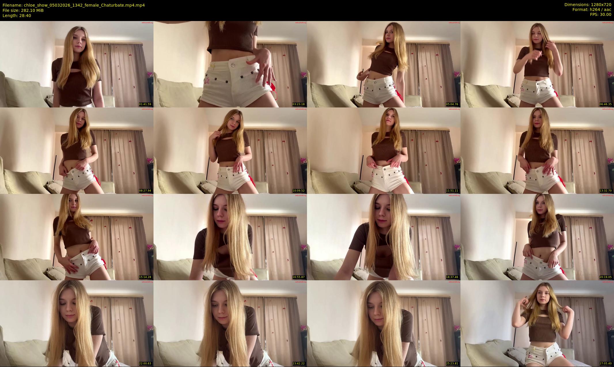 chloe_show — 29 minute Chaturbate female cam show recording, 720p, Mar 5, 2026