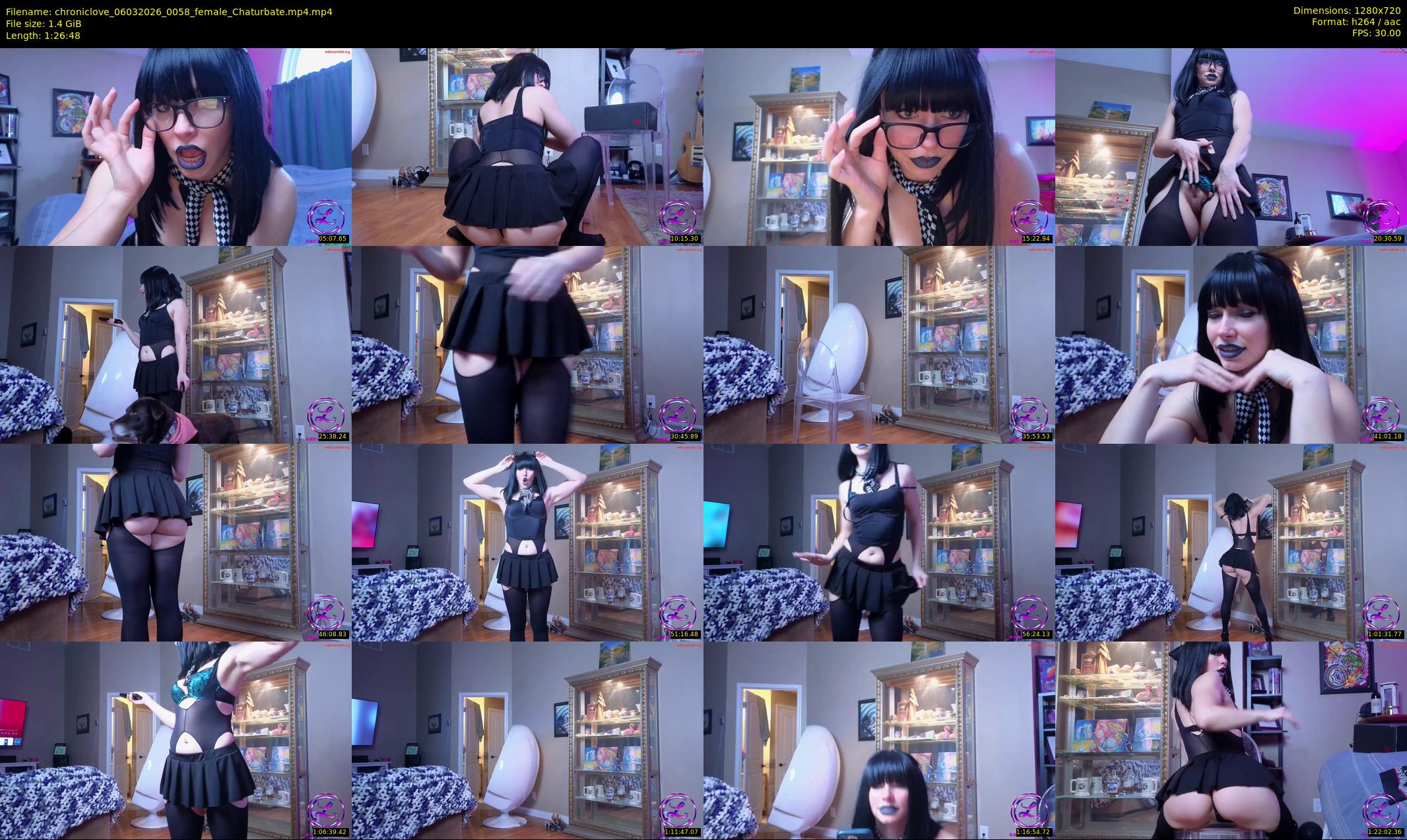 chroniclove — 87 minute Chaturbate female cam show recording, 720p, Mar 6, 2026