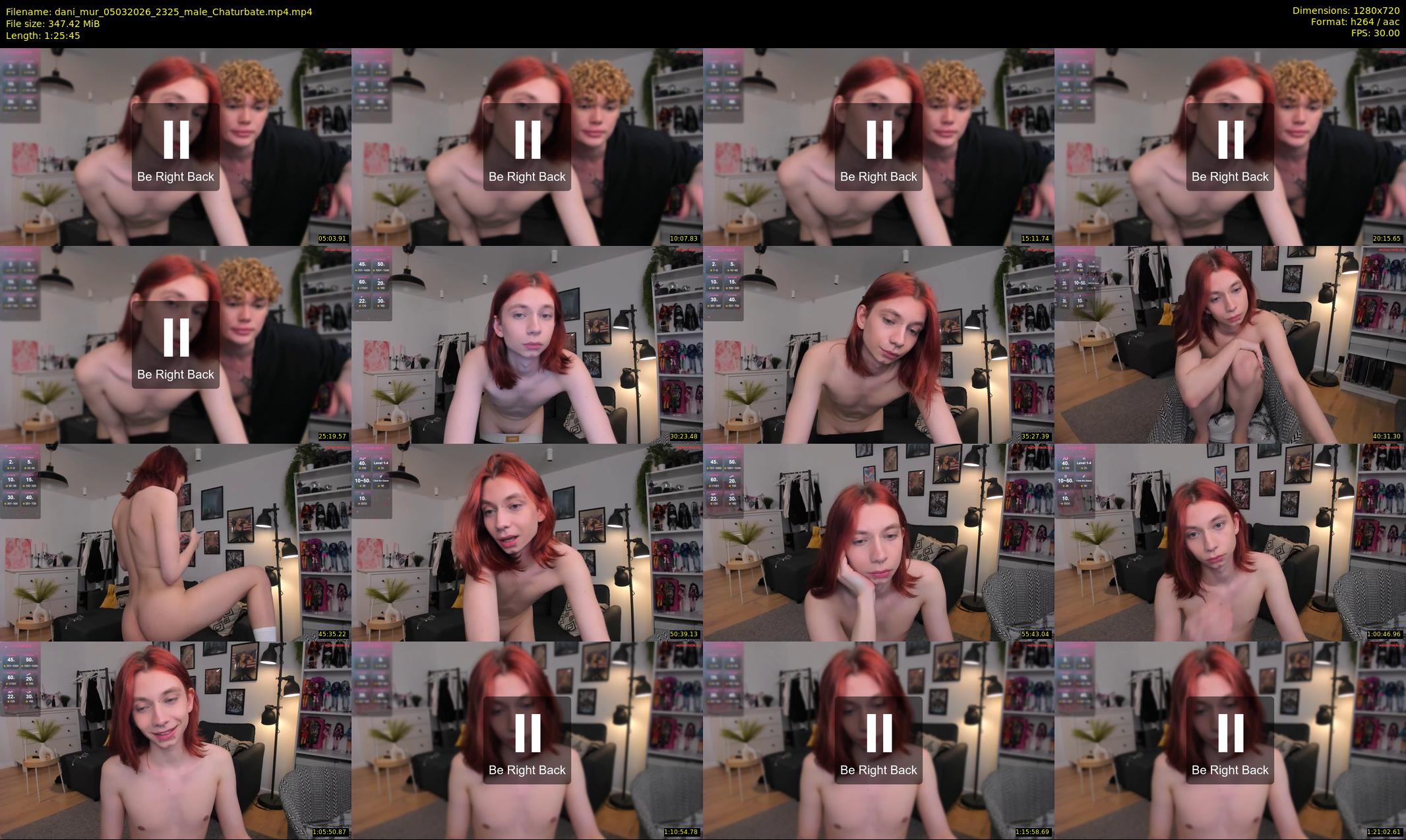 dani_mur — 86 minute Chaturbate male cam show recording, 720p, Mar 5, 2026