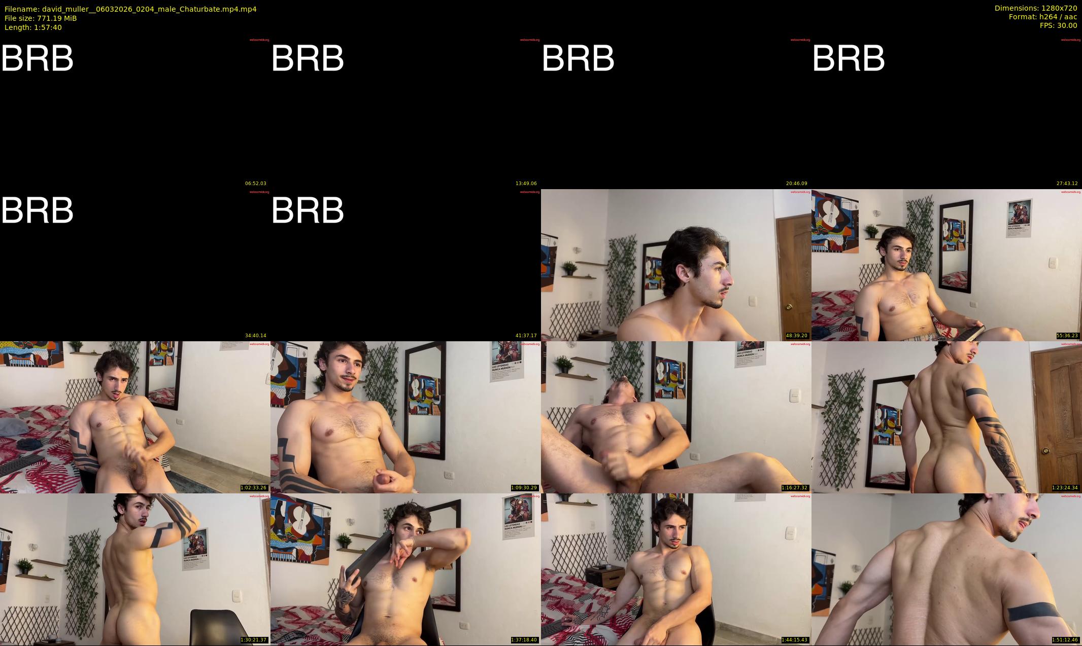 david_muller_ — 118 minute Chaturbate male cam show recording, 720p, Mar 6, 2026