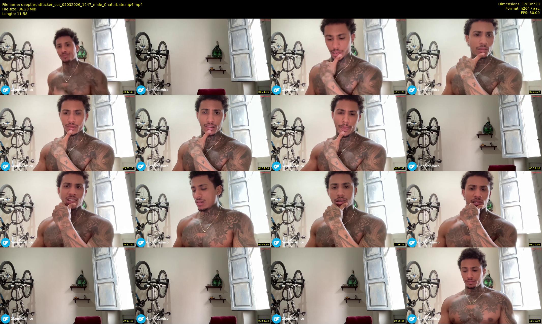 deepthroatfucker_ccs — 12 minute Chaturbate male cam show recording, 720p, Mar 5, 2026