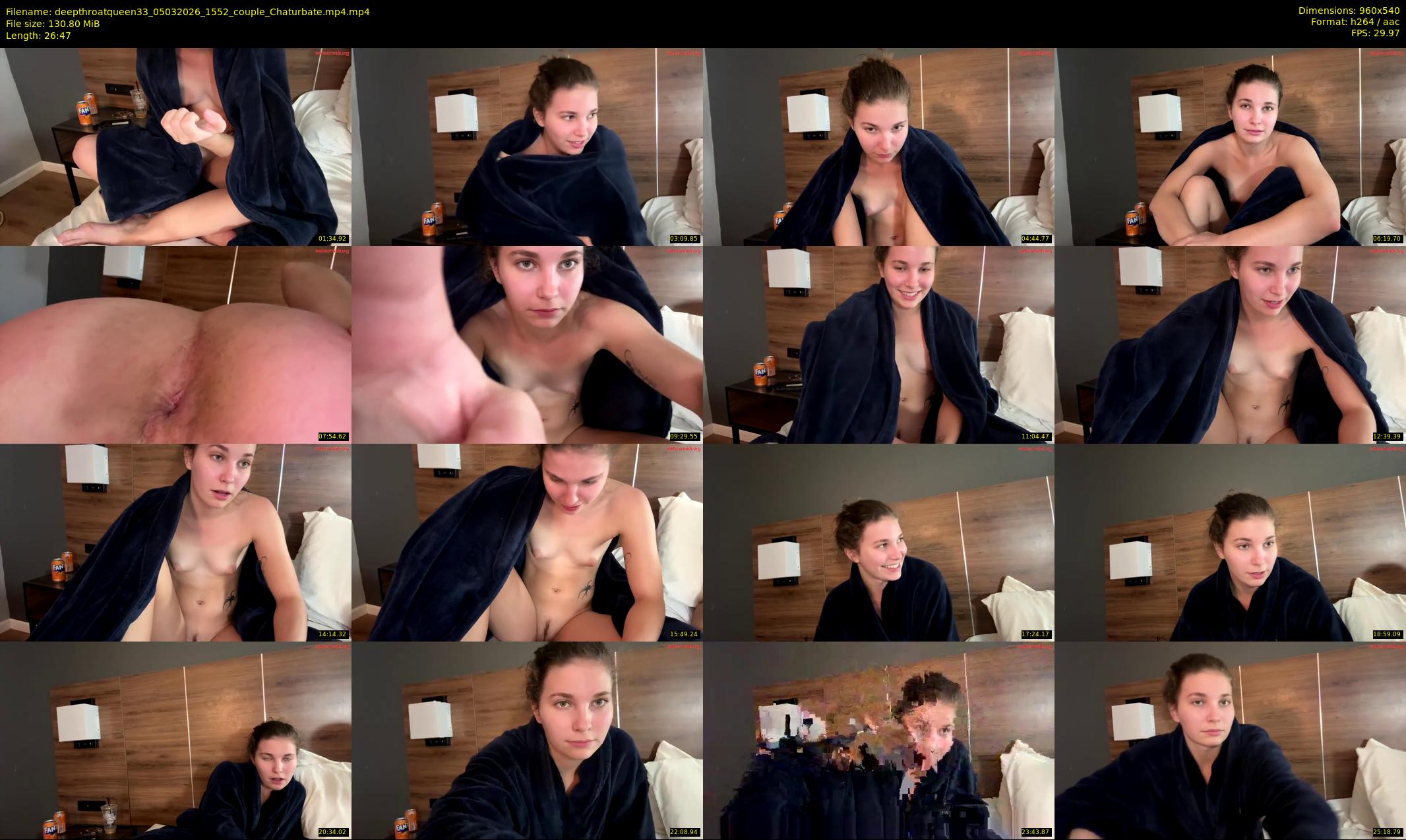 deepthroatqueen33 — 27 minute Chaturbate female cam show recording, 480p, Mar 5, 2026