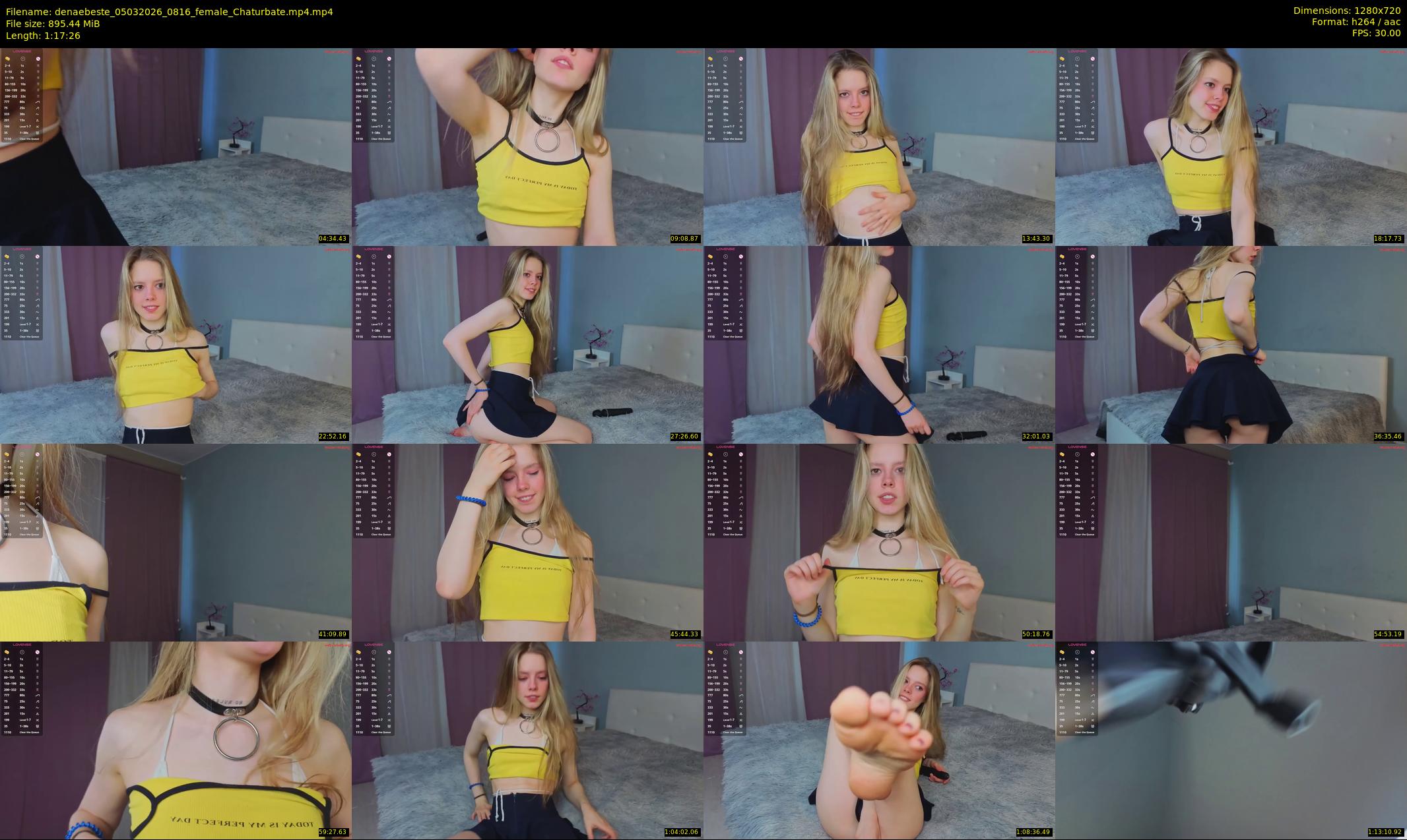 denaebeste — 78 minute Chaturbate female cam show recording, 720p, Mar 5, 2026