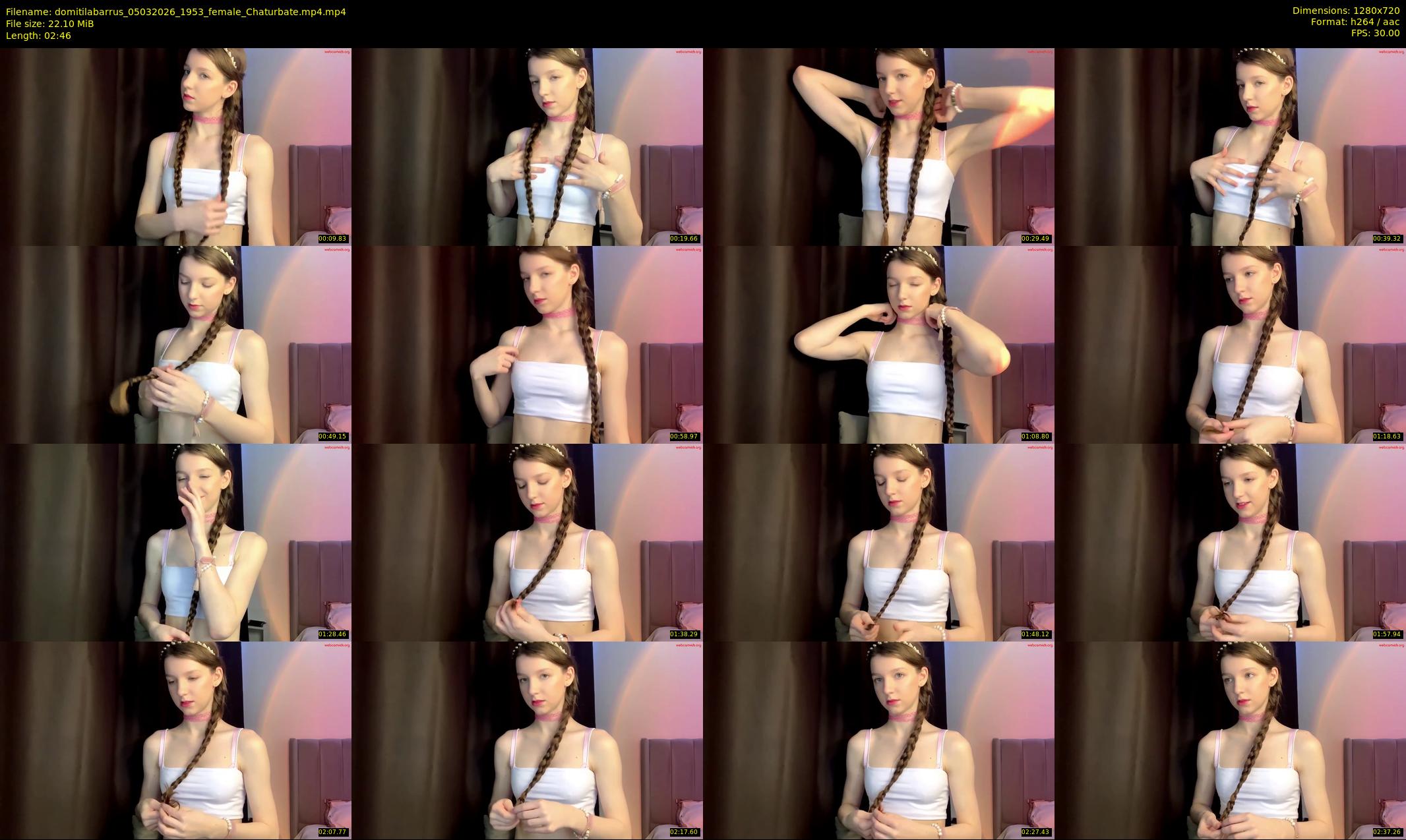 domitilabarrus — 3 minute Chaturbate female cam show recording, 720p, Mar 5, 2026