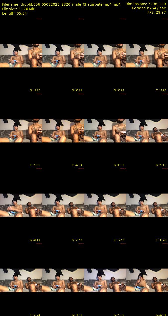 drobbb656 — 6 minute Chaturbate male cam show recording, 1080p, Mar 5, 2026
