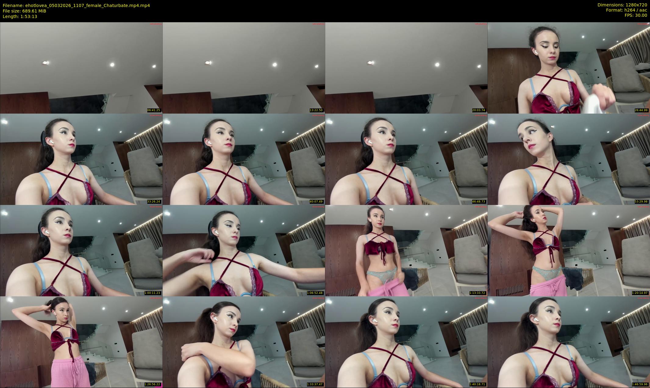 ehotlovea — 114 minute Chaturbate female cam show recording, 720p, Mar 5, 2026