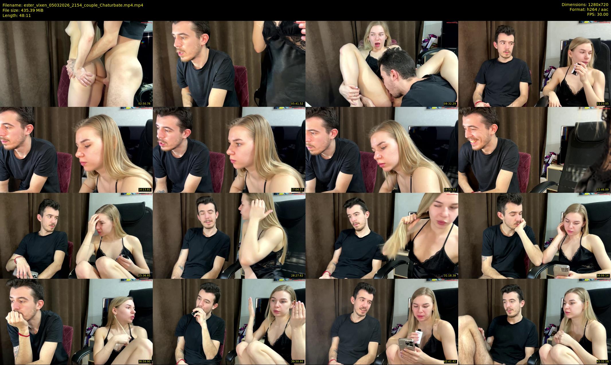 ester_vixen — 49 minute Chaturbate couple cam show recording, 720p, Mar 5, 2026