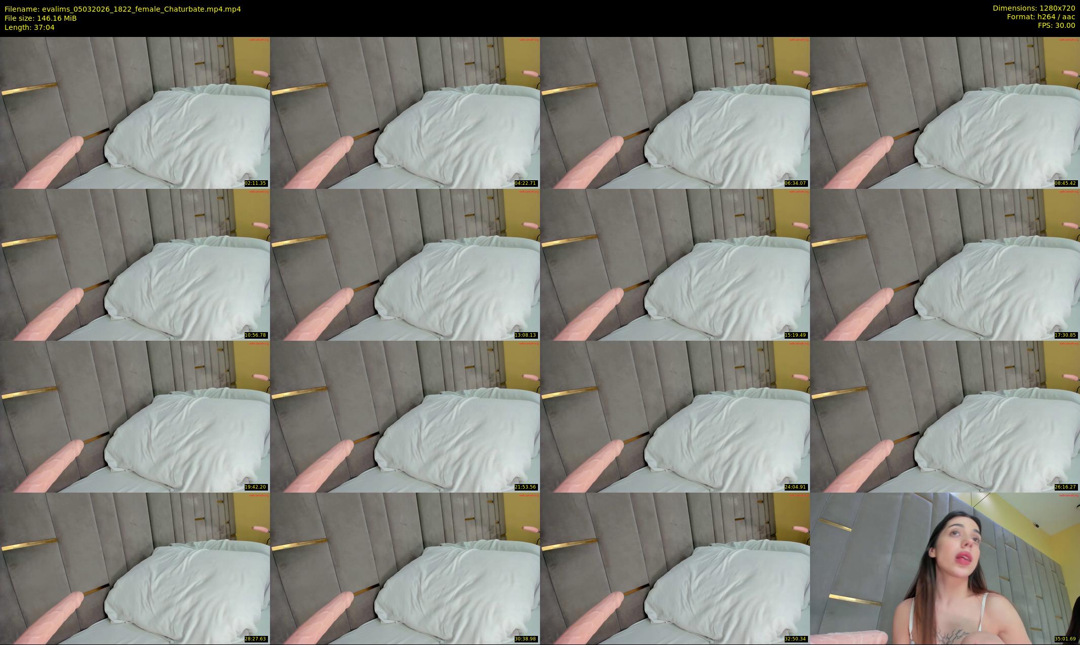 evalims — 38 minute Chaturbate female cam show recording, 720p, Mar 5, 2026