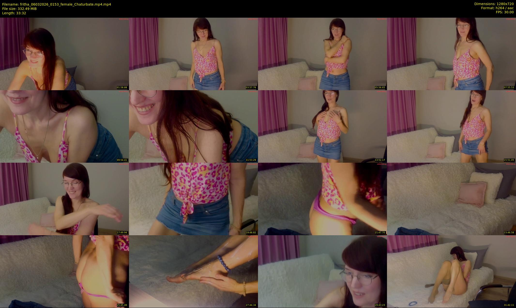 fritha — 34 minute Chaturbate female cam show recording, 720p, Mar 6, 2026