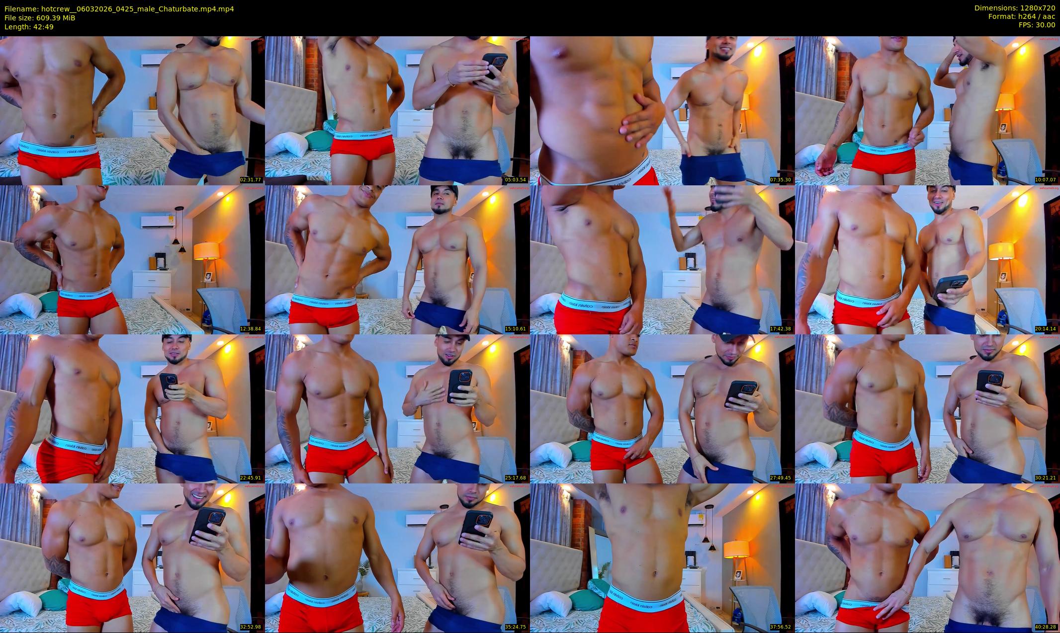 hotcrew_ — 43 minute Chaturbate male cam show recording, 720p, Mar 6, 2026