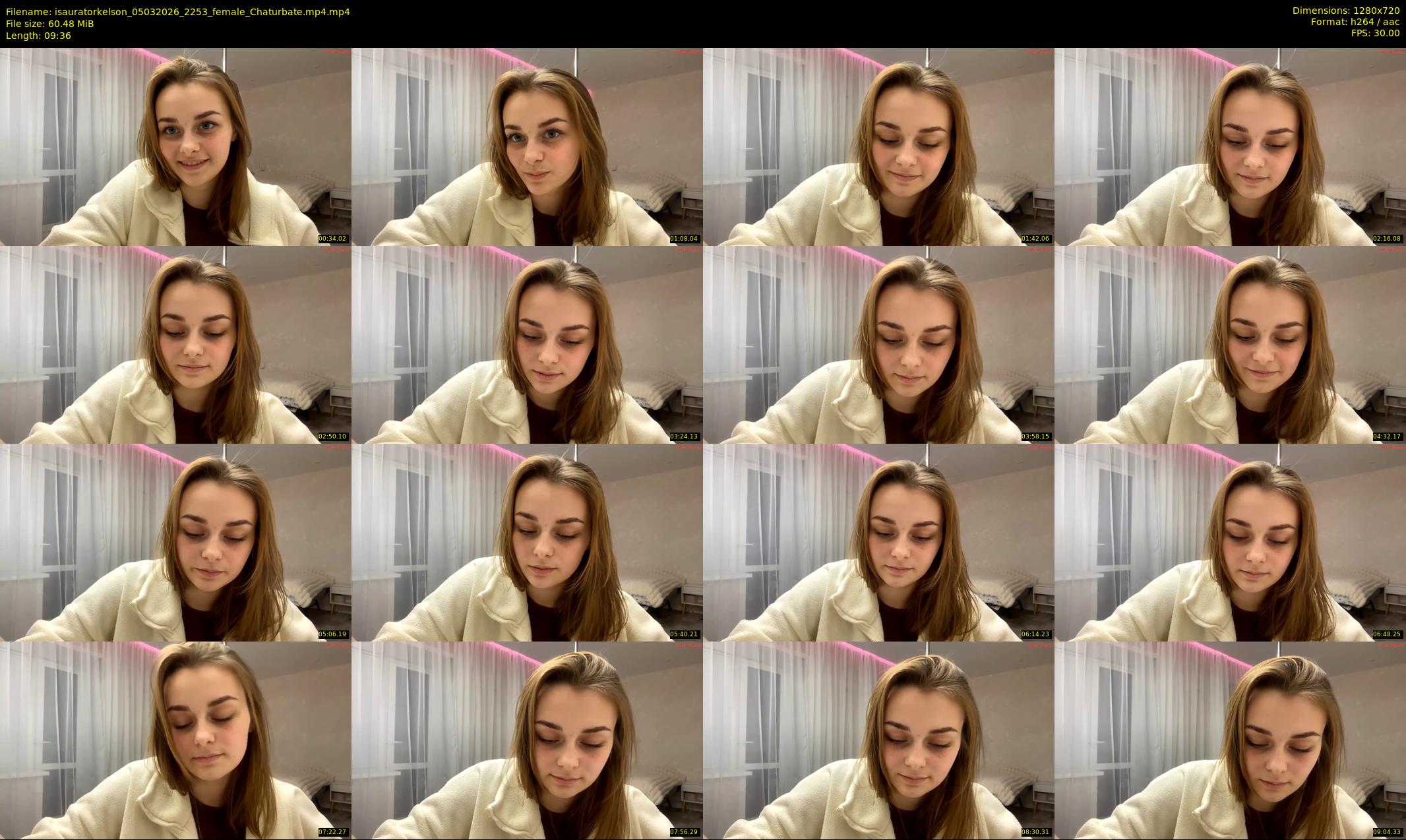 isauratorkelson — 10 minute Chaturbate female cam show recording, 720p, Mar 5, 2026
