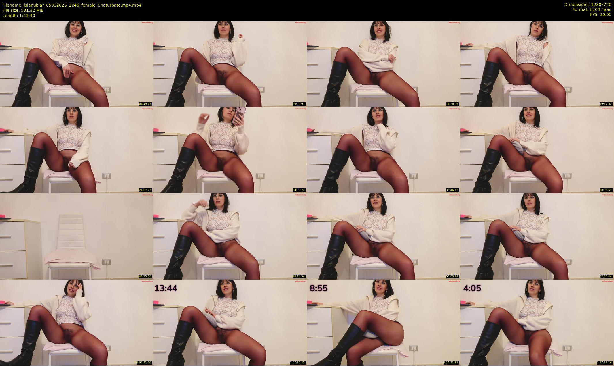 islanublar — 82 minute Chaturbate female cam show recording, 720p, Mar 5, 2026