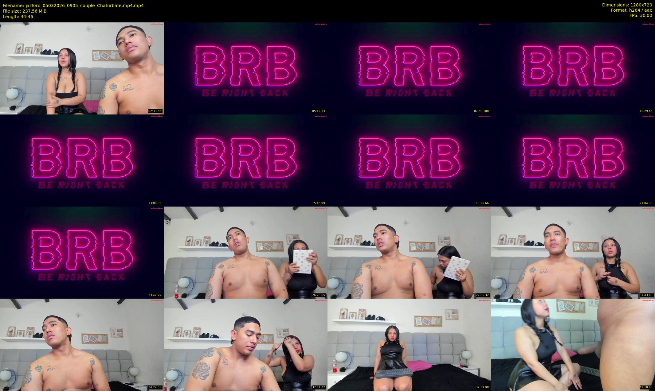 jazford — 45 minute Chaturbate couple cam show recording, 720p, Mar 5, 2026