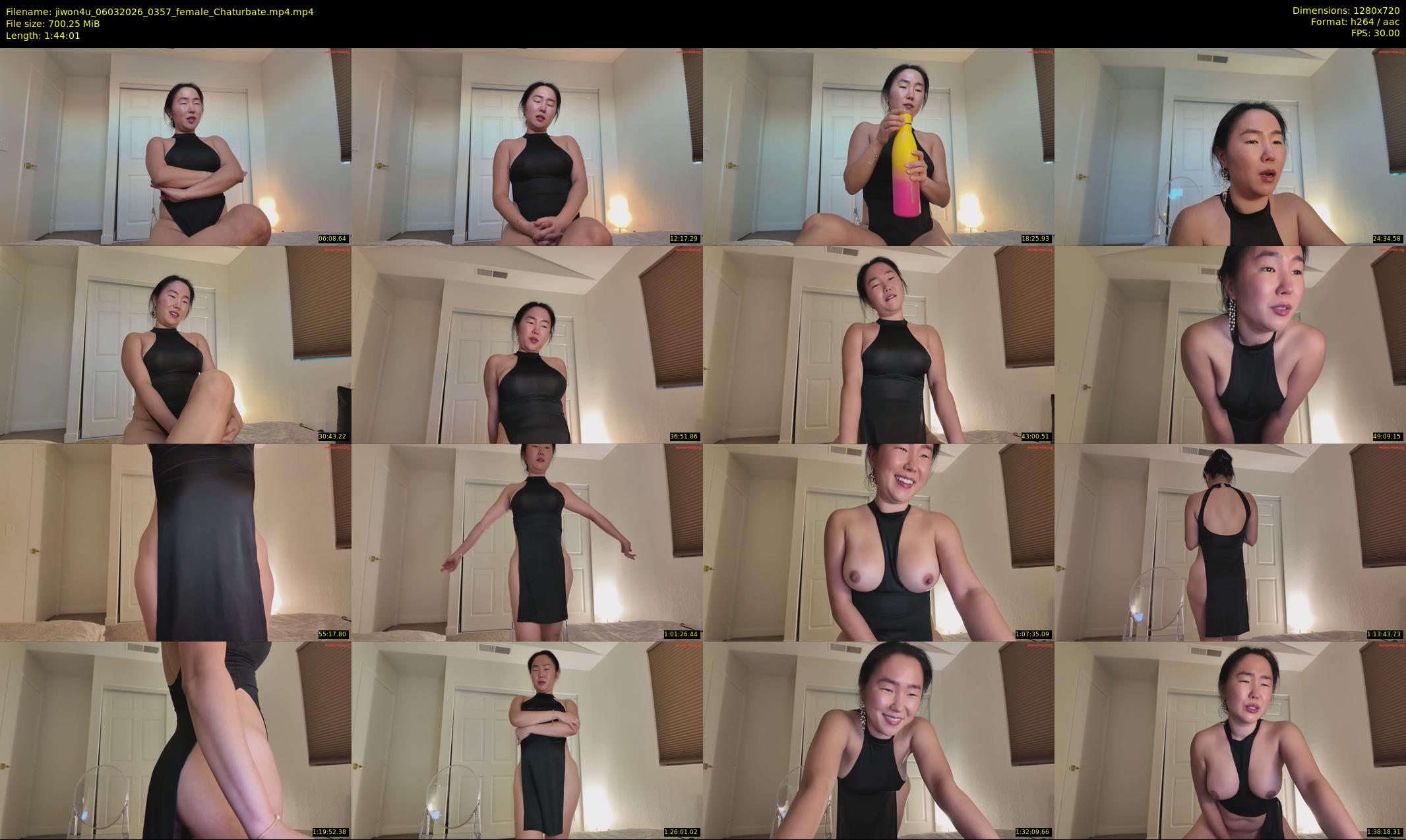 jiwon4u — 105 minute Chaturbate female cam show recording, 720p, Mar 6, 2026
