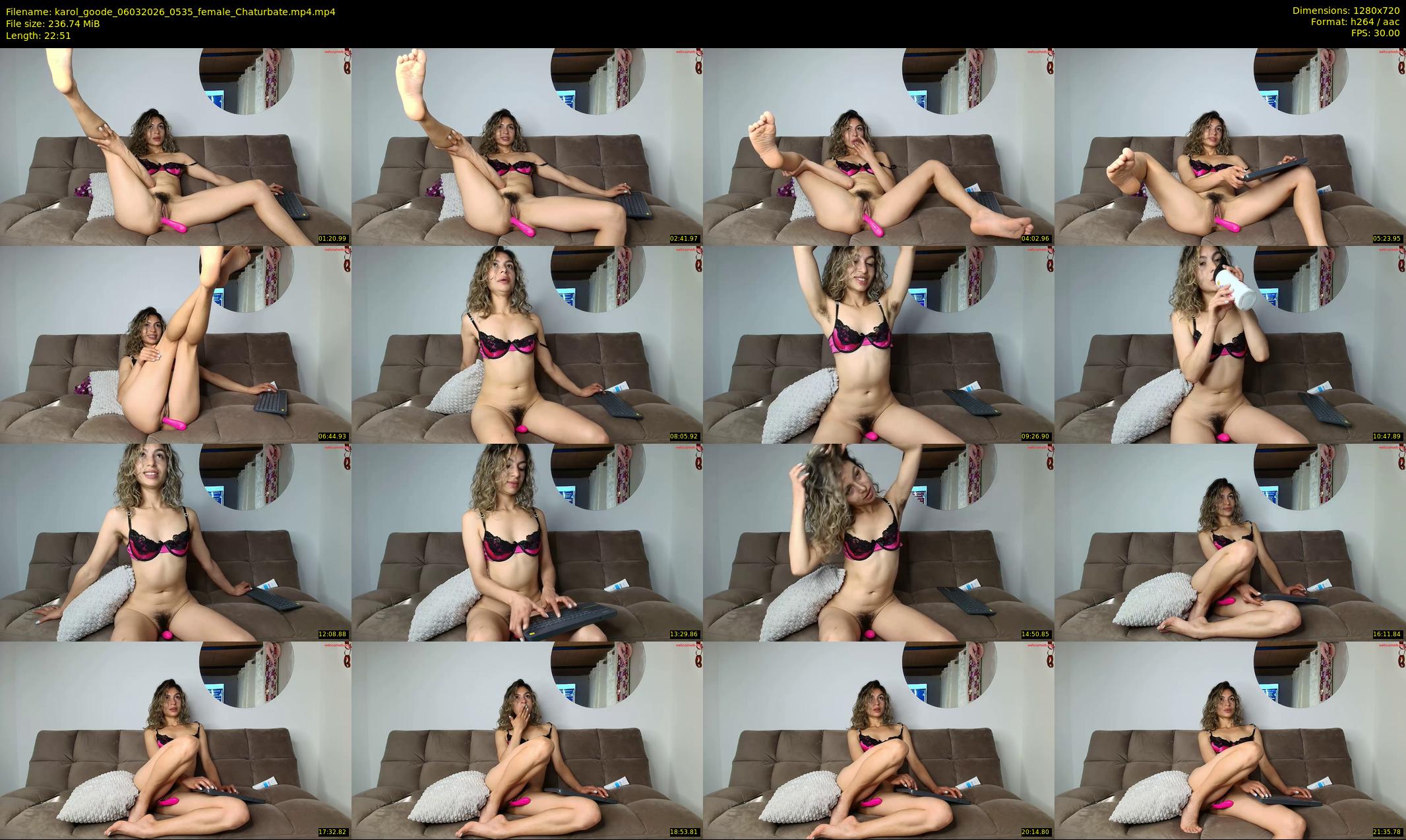 karol_goode — 23 minute Chaturbate female cam show recording, 720p, Mar 6, 2026