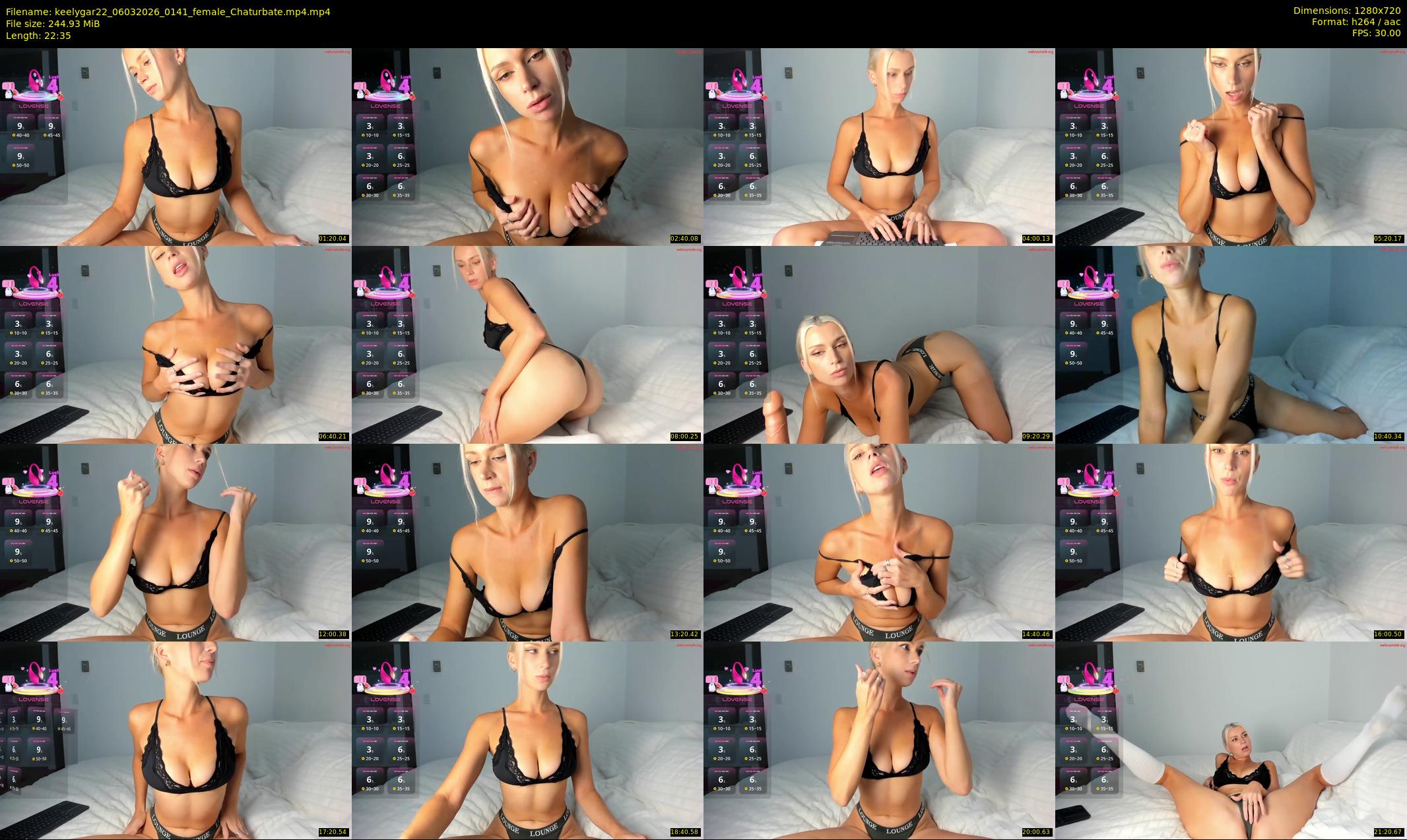 keelygar22 — 23 minute Chaturbate female cam show recording, 720p, Mar 6, 2026