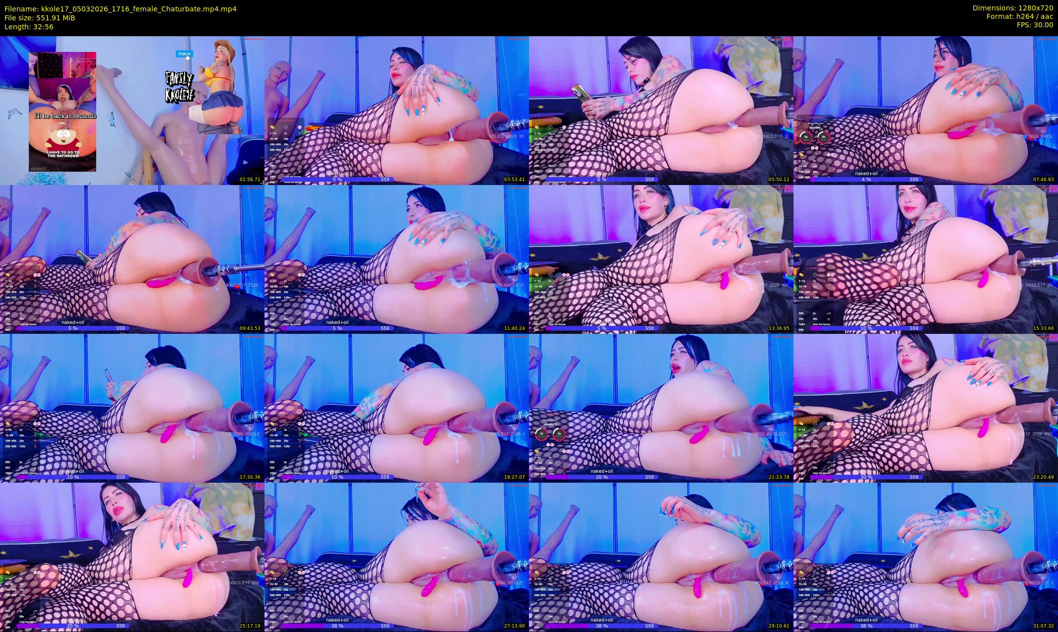 kkole17 — 33 minute Chaturbate female cam show recording, 720p, Mar 5, 2026