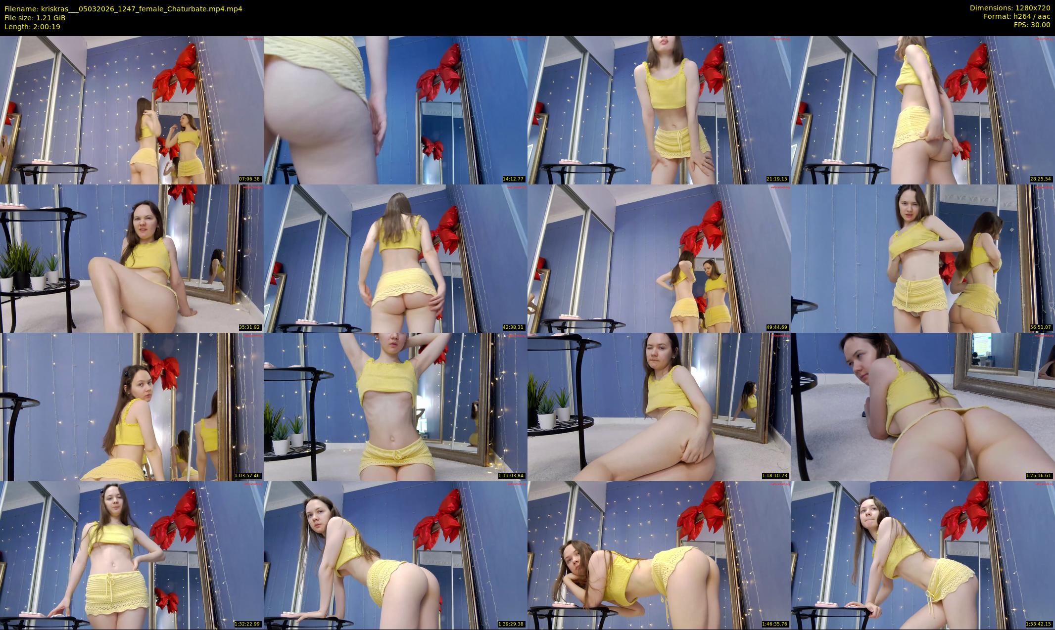 kriskras__ — 121 minute Chaturbate female cam show recording, 720p, Mar 5, 2026
