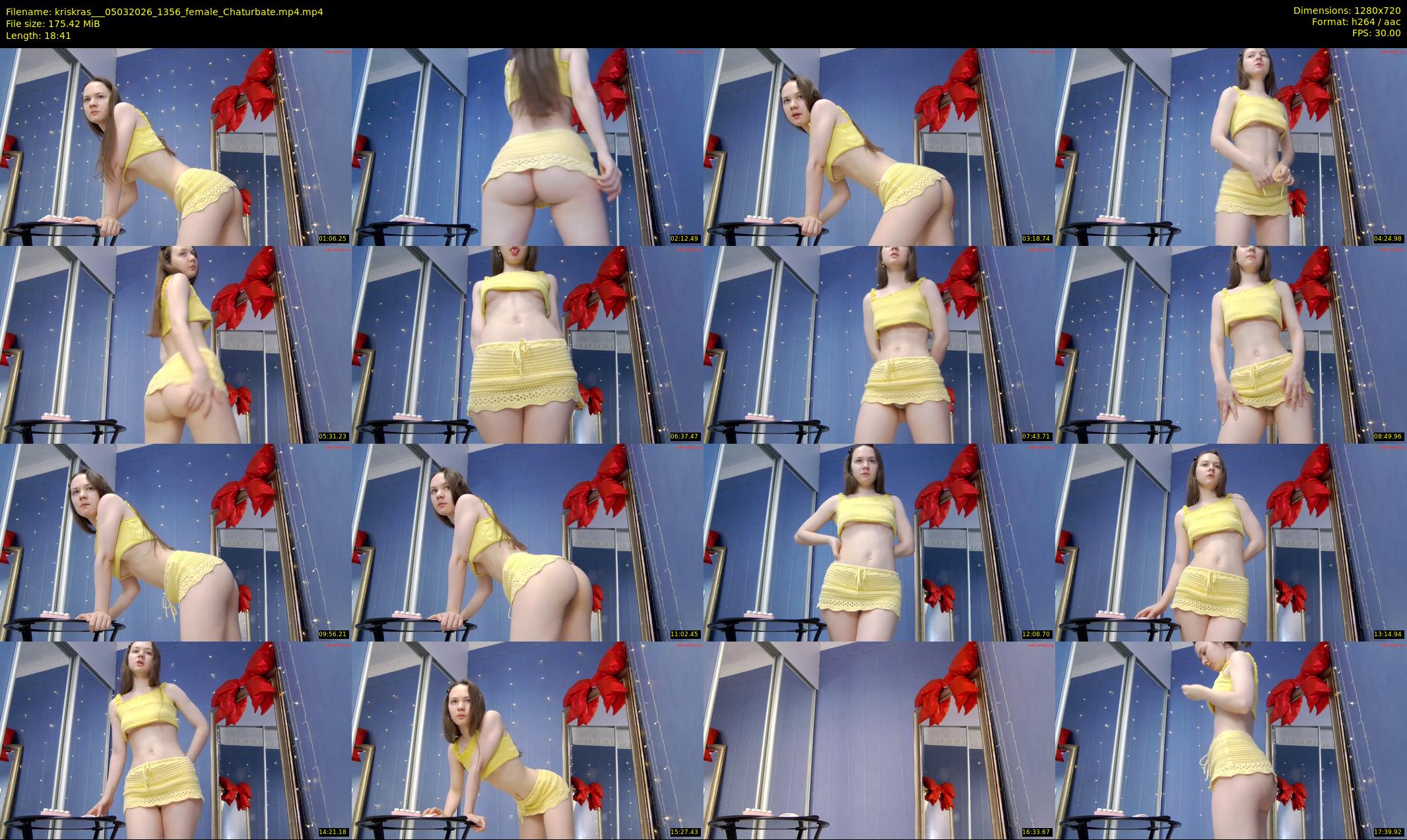 kriskras__ — 19 minute Chaturbate female cam show recording, 720p, Mar 5, 2026