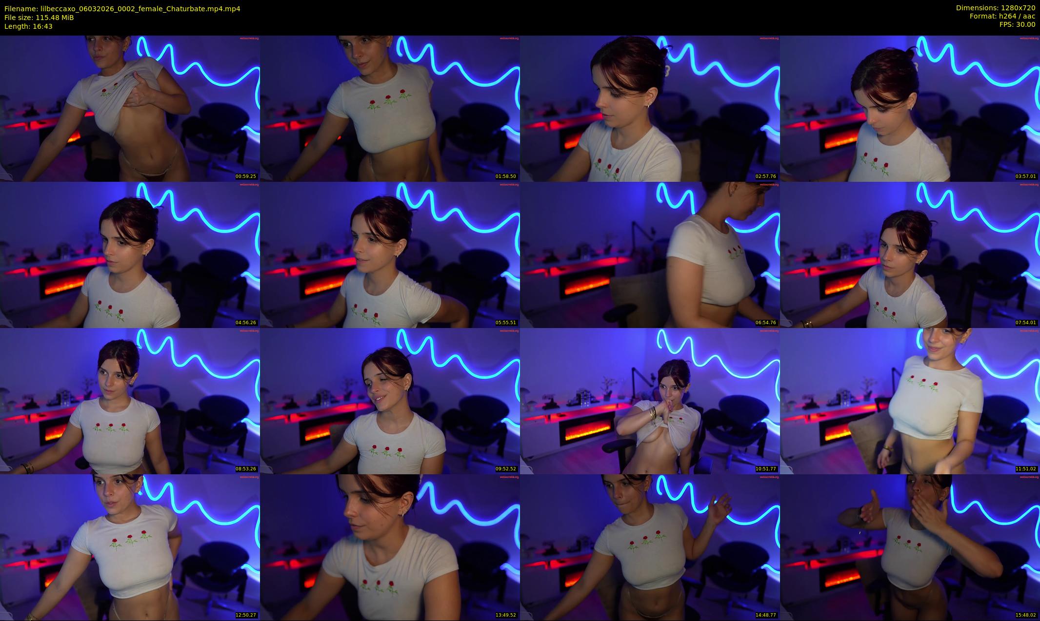 lilbeccaxo — 17 minute Chaturbate female cam show recording, 720p, Mar 6, 2026