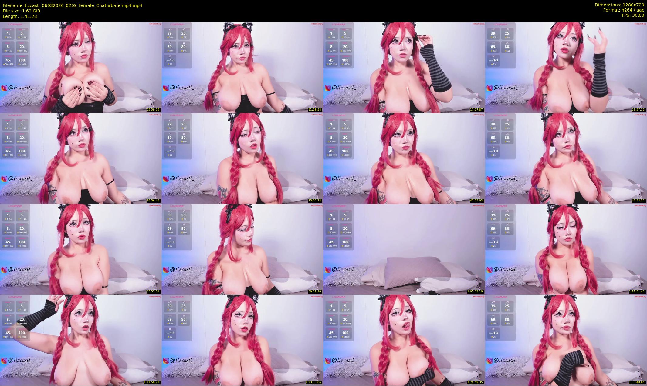 lizcastl — 102 minute Chaturbate female cam show recording, 720p, Mar 6, 2026