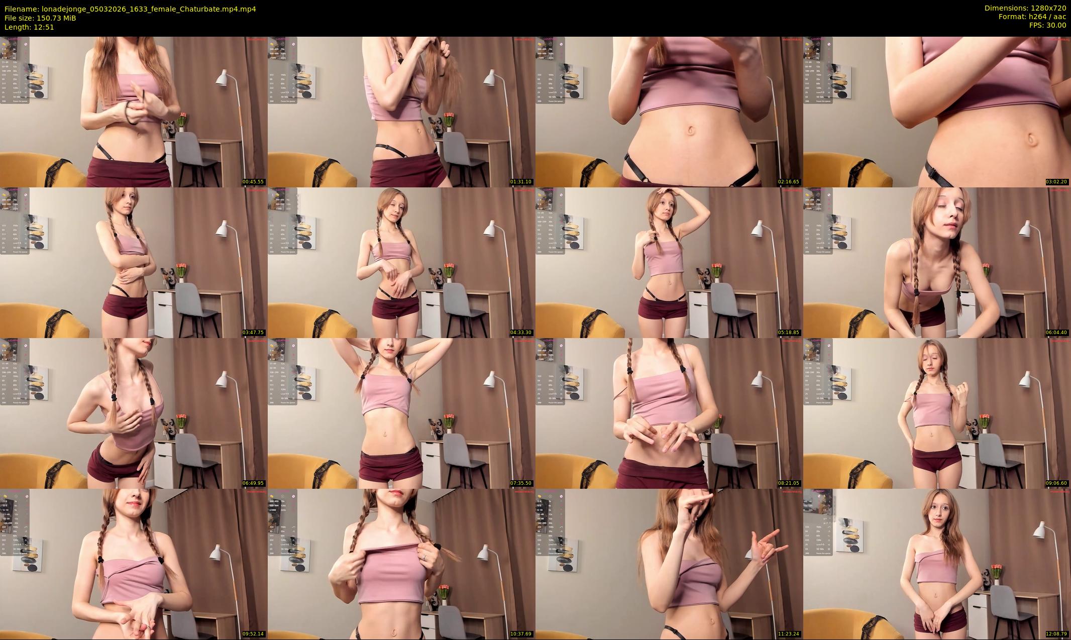 lonadejonge — 13 minute Chaturbate female cam show recording, 720p, Mar 5, 2026