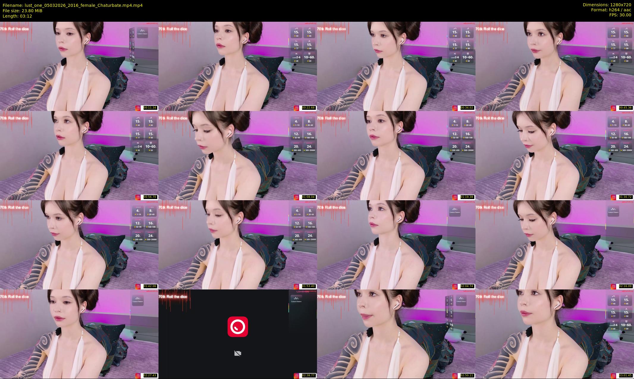 lust_one — 4 minute Chaturbate female cam show recording, 720p, Mar 5, 2026