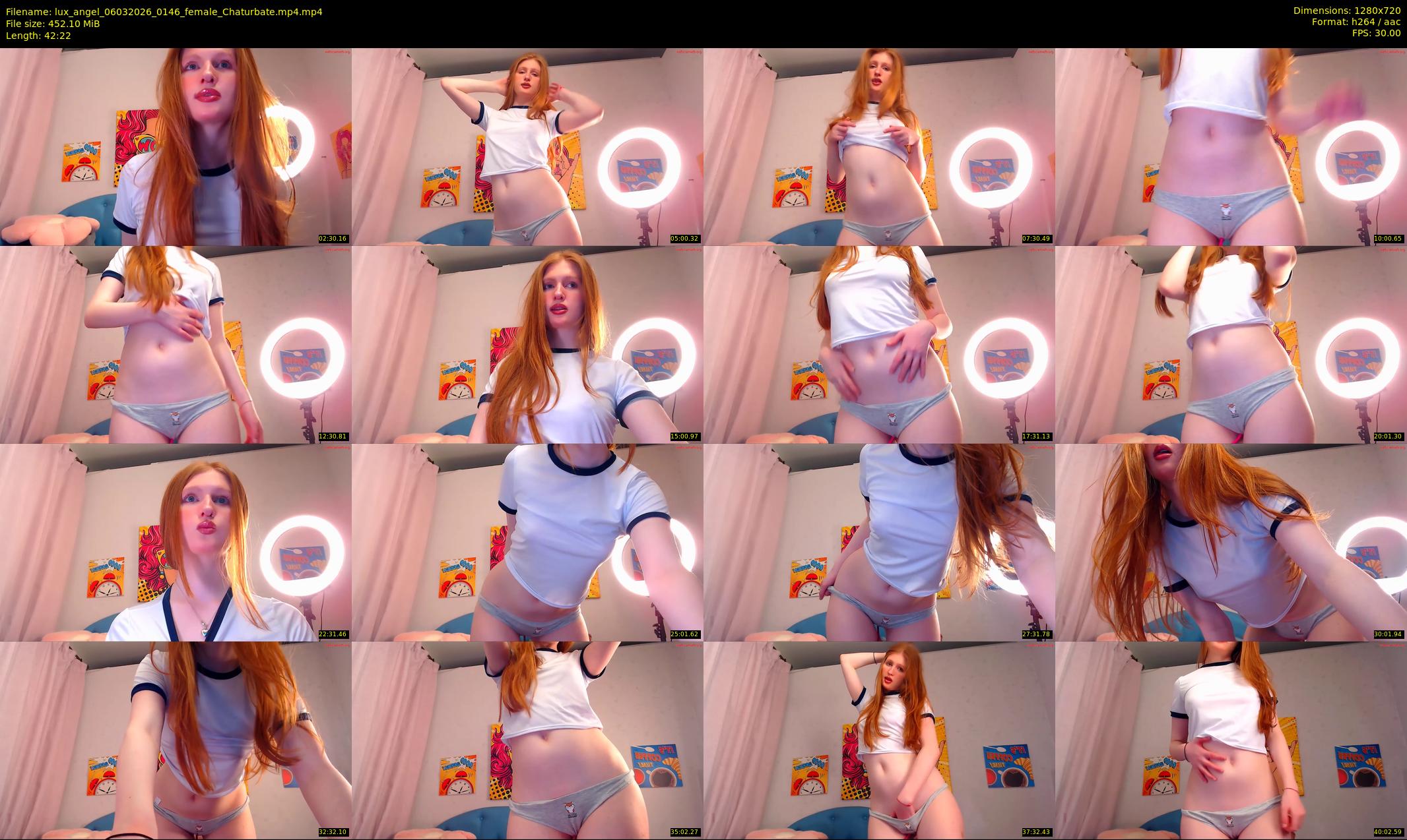 lux_angel — 43 minute Chaturbate female cam show recording, 720p, Mar 6, 2026