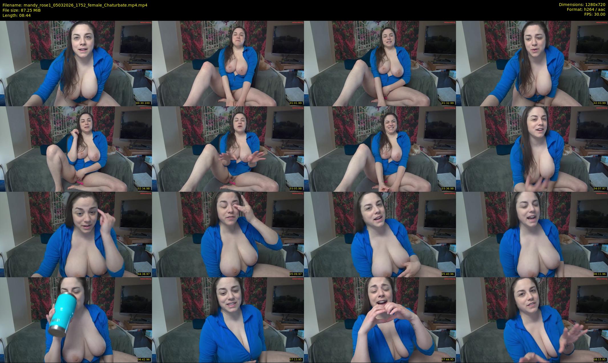 mandy_rose1 — 9 minute Chaturbate female cam show recording, 720p, Mar 5, 2026