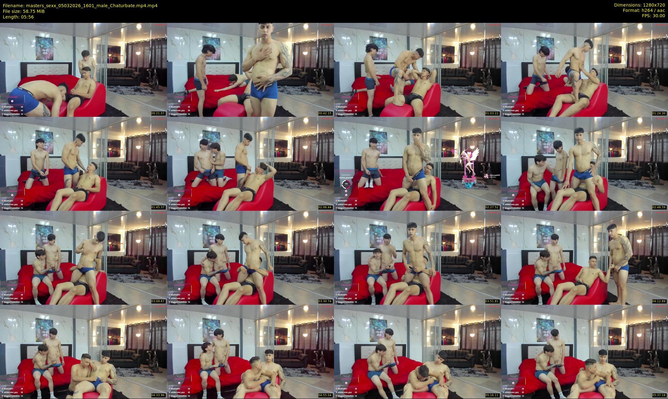 masters_sexx — 6 minute Chaturbate male cam show recording, 720p, Mar 5, 2026