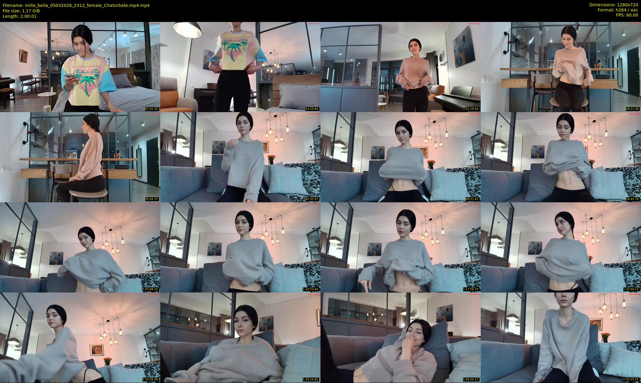 milla_bella — 121 minute Chaturbate female cam show recording, 720p, Mar 5, 2026