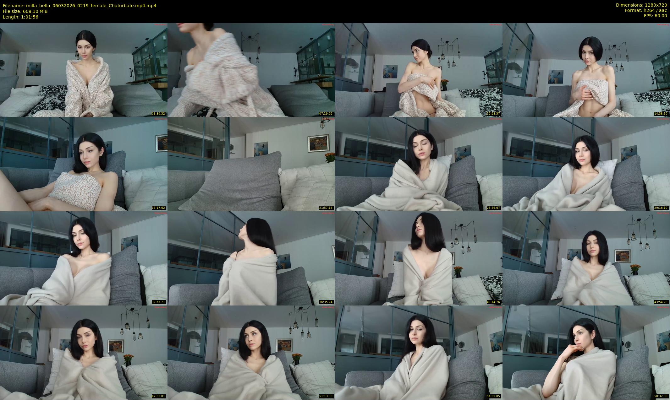 milla_bella — 62 minute Chaturbate female cam show recording, 720p, Mar 6, 2026