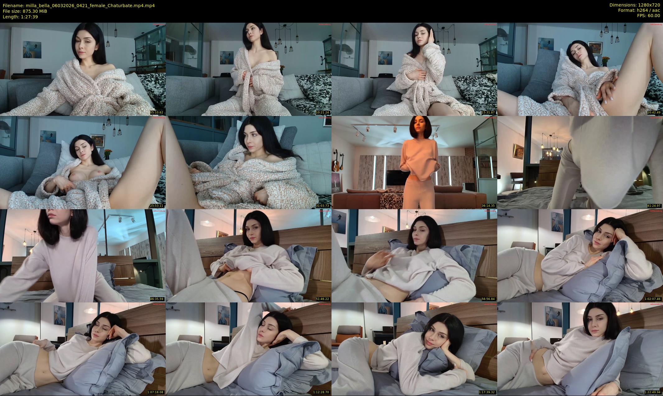 milla_bella — 88 minute Chaturbate female cam show recording, 720p, Mar 6, 2026