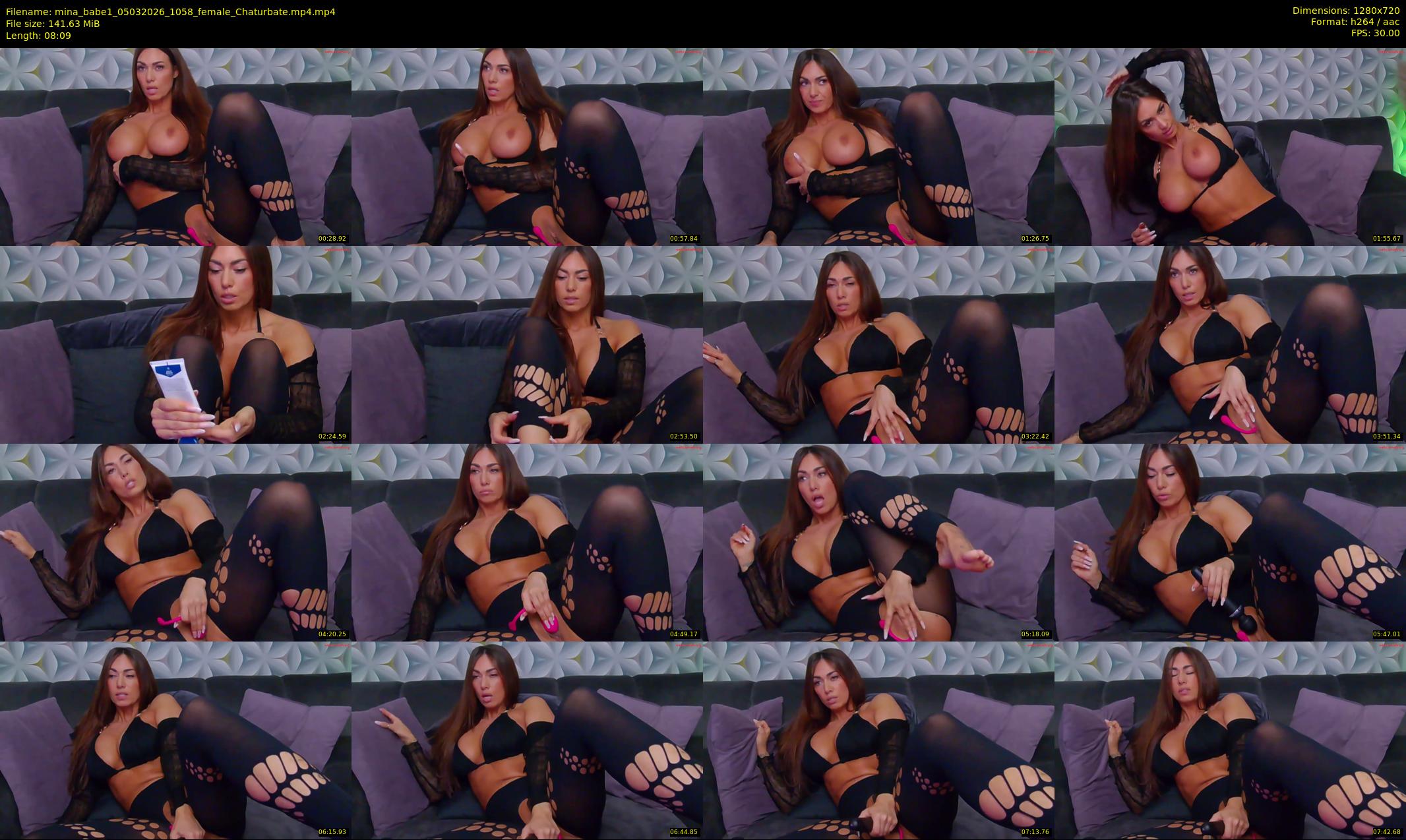 mina_babe1 — 9 minute Chaturbate female cam show recording, 720p, Mar 5, 2026