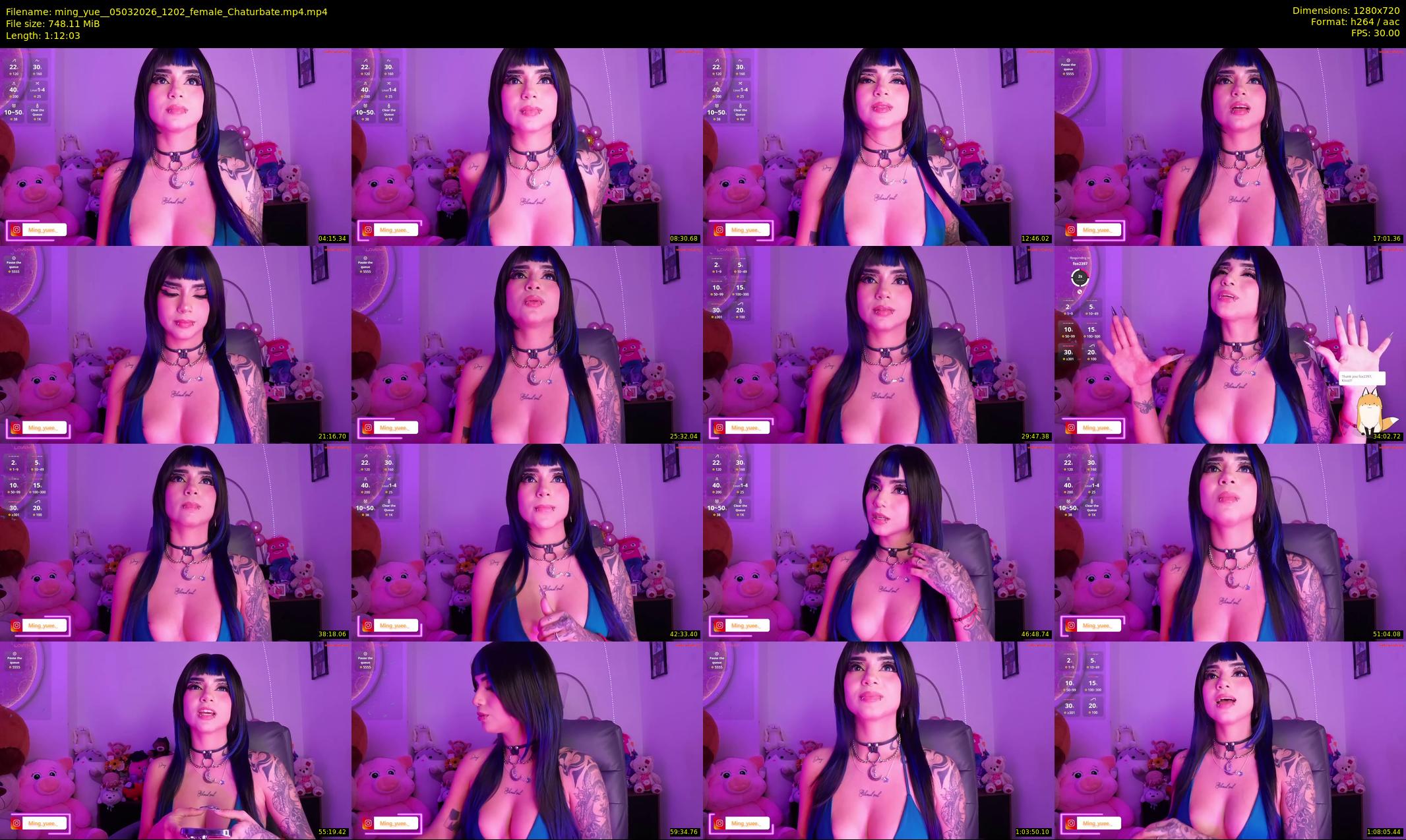 ming_yue_ — 73 minute Chaturbate female cam show recording, 720p, Mar 5, 2026