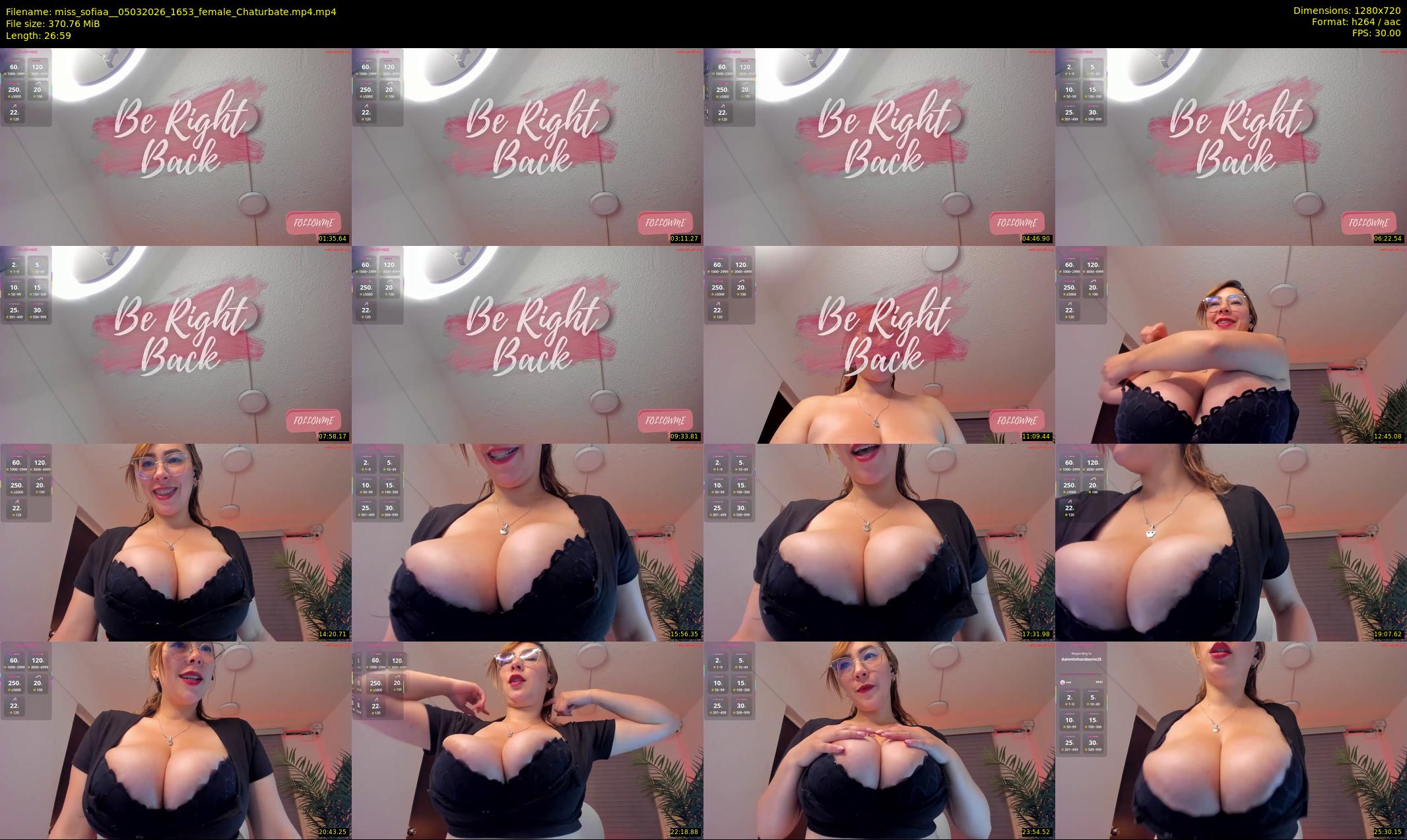 miss_sofiaa_ — 27 minute Chaturbate female cam show recording, 720p, Mar 5, 2026