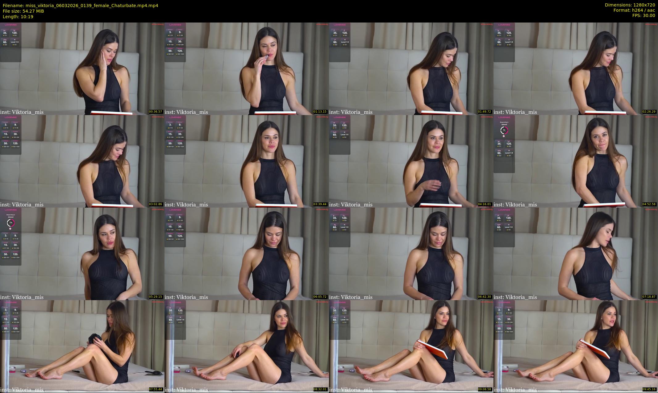 miss_viktoria — 11 minute Chaturbate female cam show recording, 720p, Mar 6, 2026