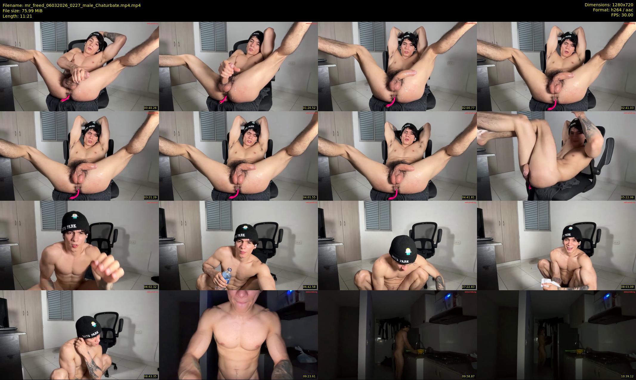 mr_freed — 12 minute Chaturbate male cam show recording, 720p, Mar 6, 2026