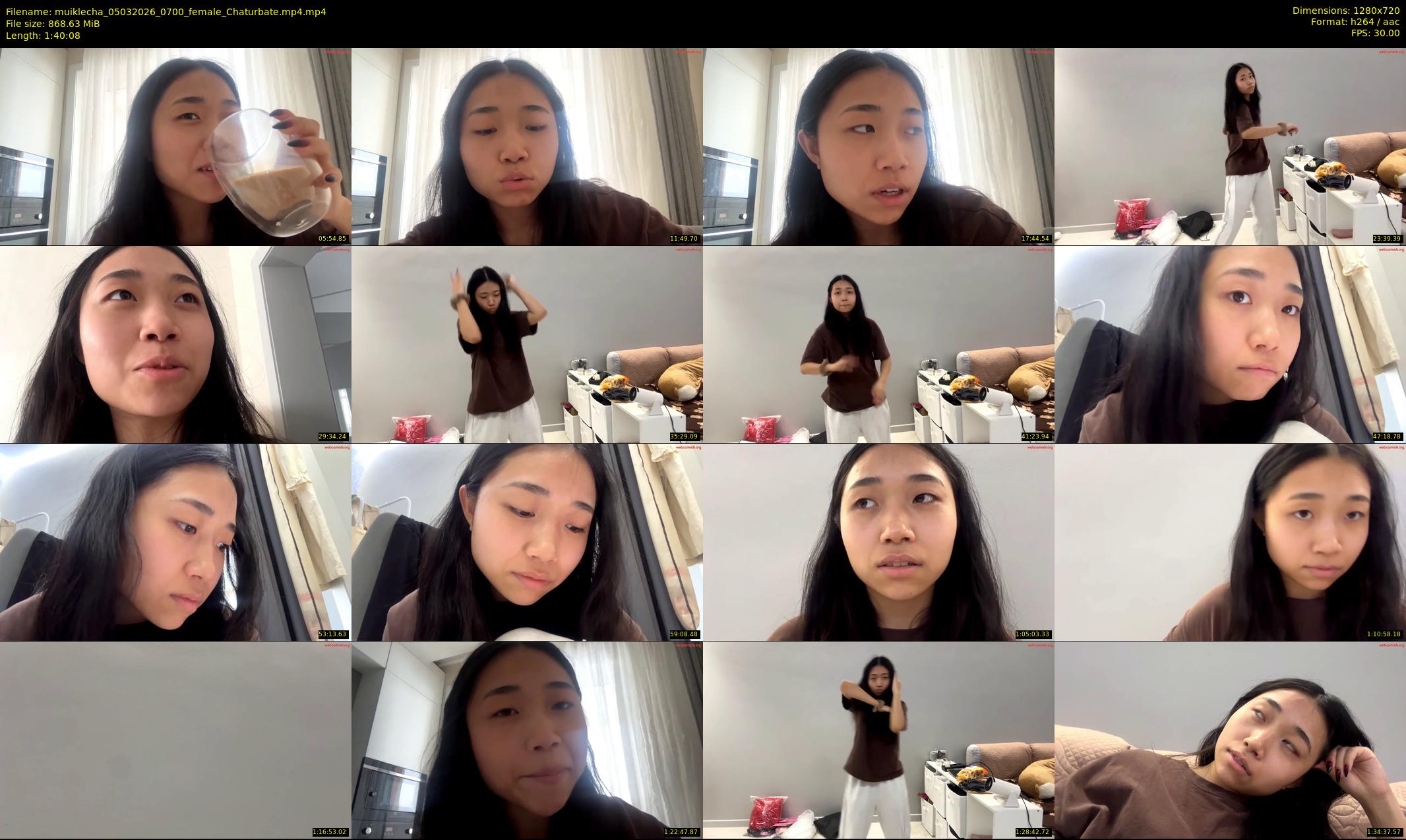 muiklecha — 101 minute Chaturbate female cam show recording, 720p, Mar 5, 2026
