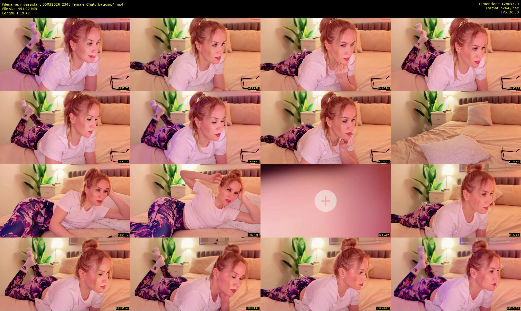 myassistant — 80 minute Chaturbate female cam show recording, 720p, Mar 5, 2026